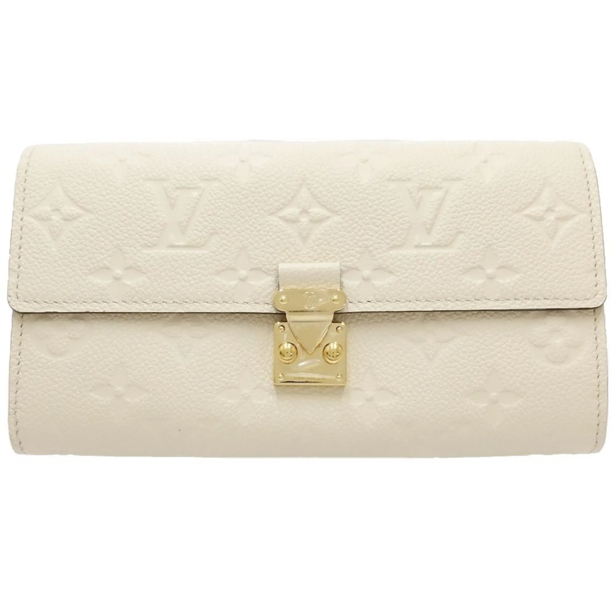 Louis Vuitton Monogram Empreinte Leather Long Wallet (Bi-Fold) (Pre-Owned)