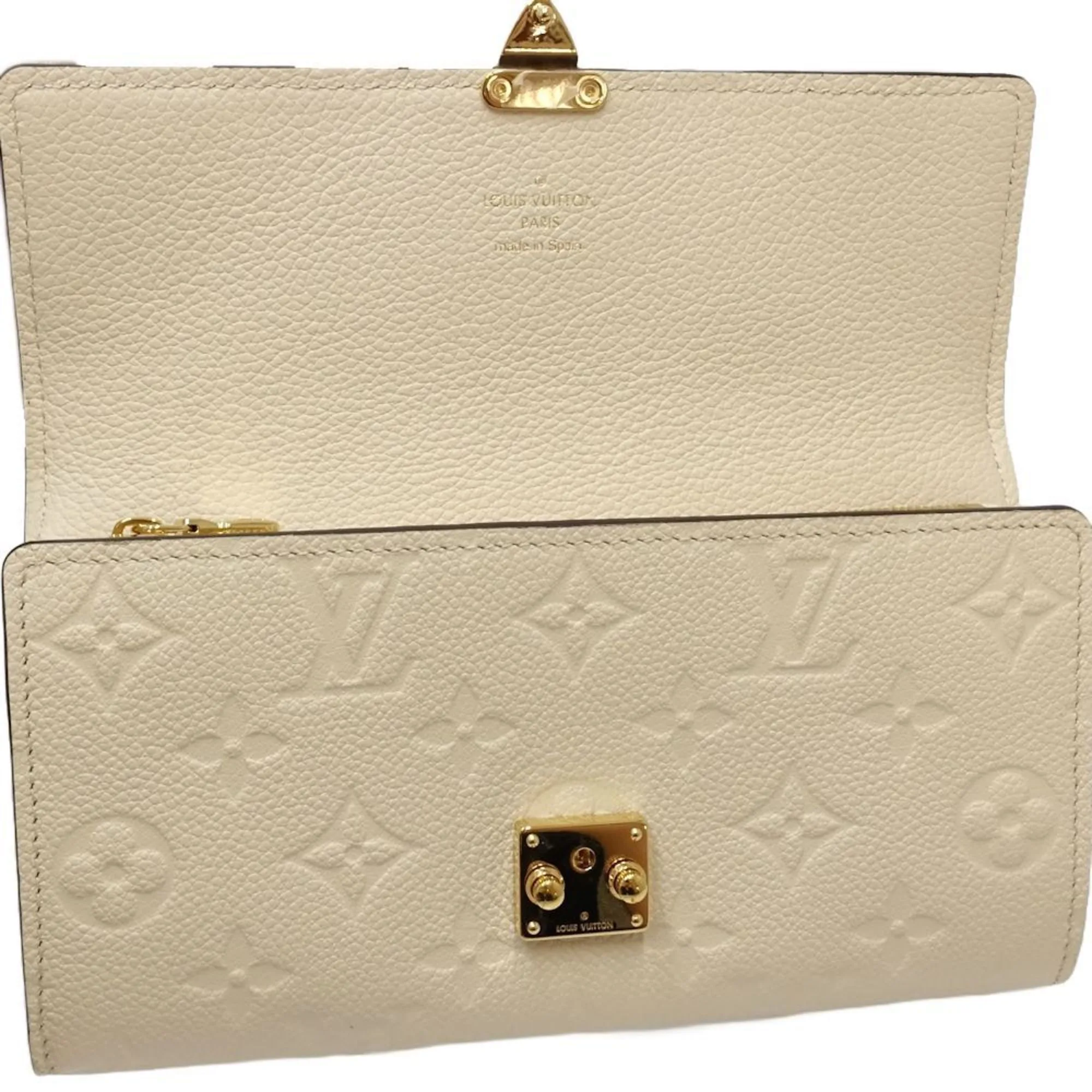 Louis Vuitton Monogram Empreinte Leather Long Wallet (Bi-Fold) (Pre-Owned)