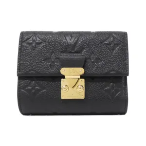 Louis Vuitton Monogram Empreinte Leather Wallet (Tri-Fold) (Pre-Owned)