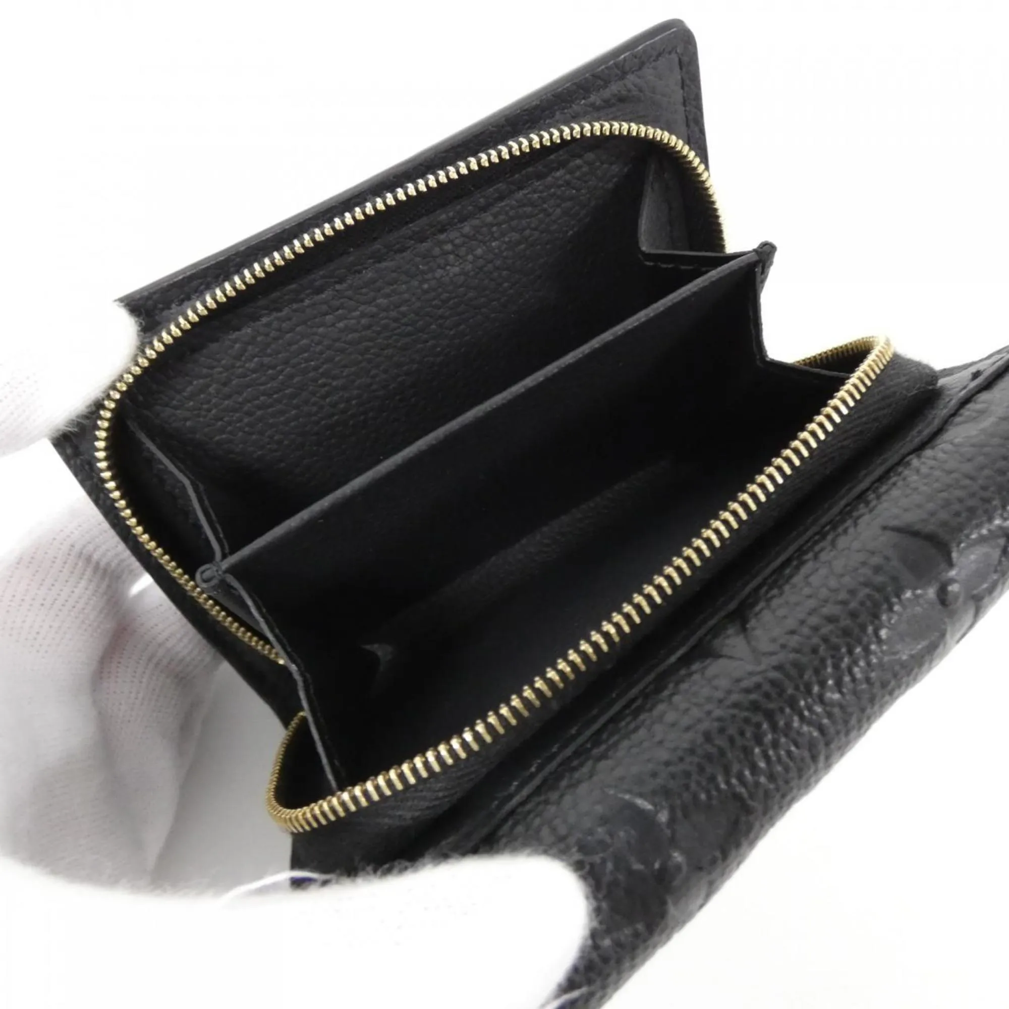Louis Vuitton Monogram Empreinte Leather Wallet (Tri-Fold) (Pre-Owned)