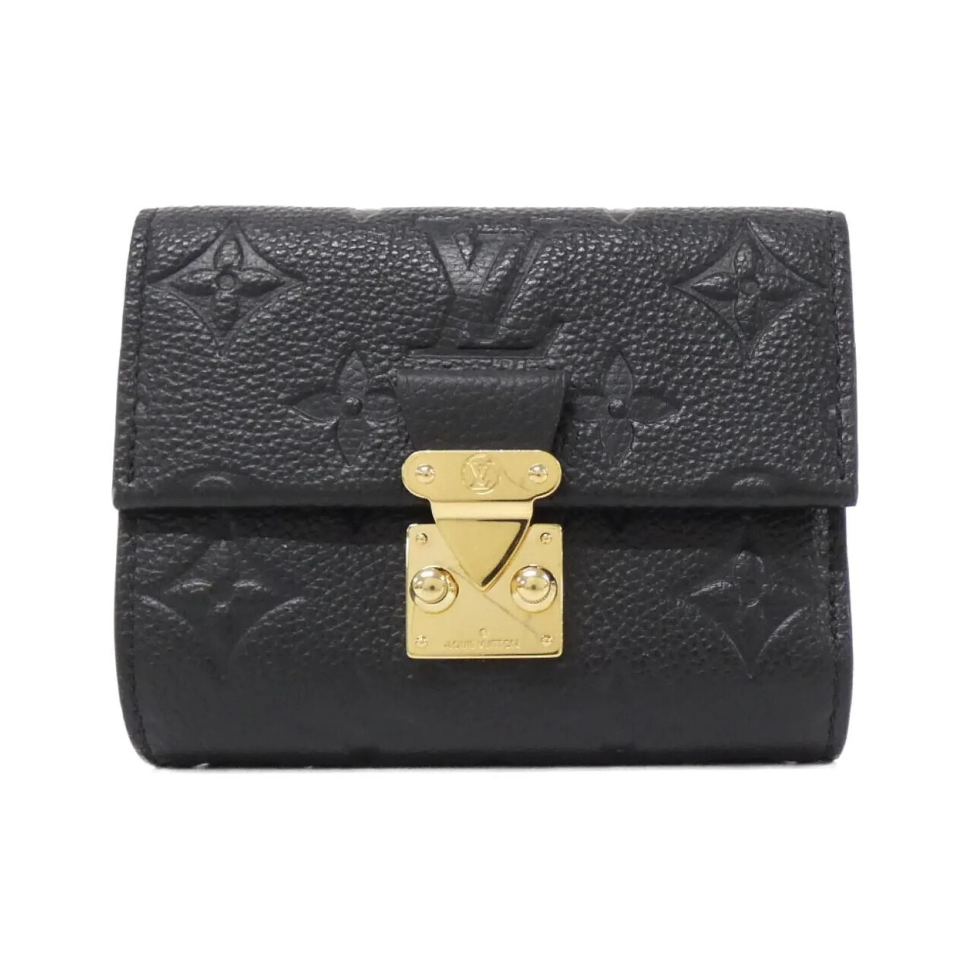 Louis Vuitton Monogram Empreinte Leather Wallet (Tri-Fold) (Pre-Owned)