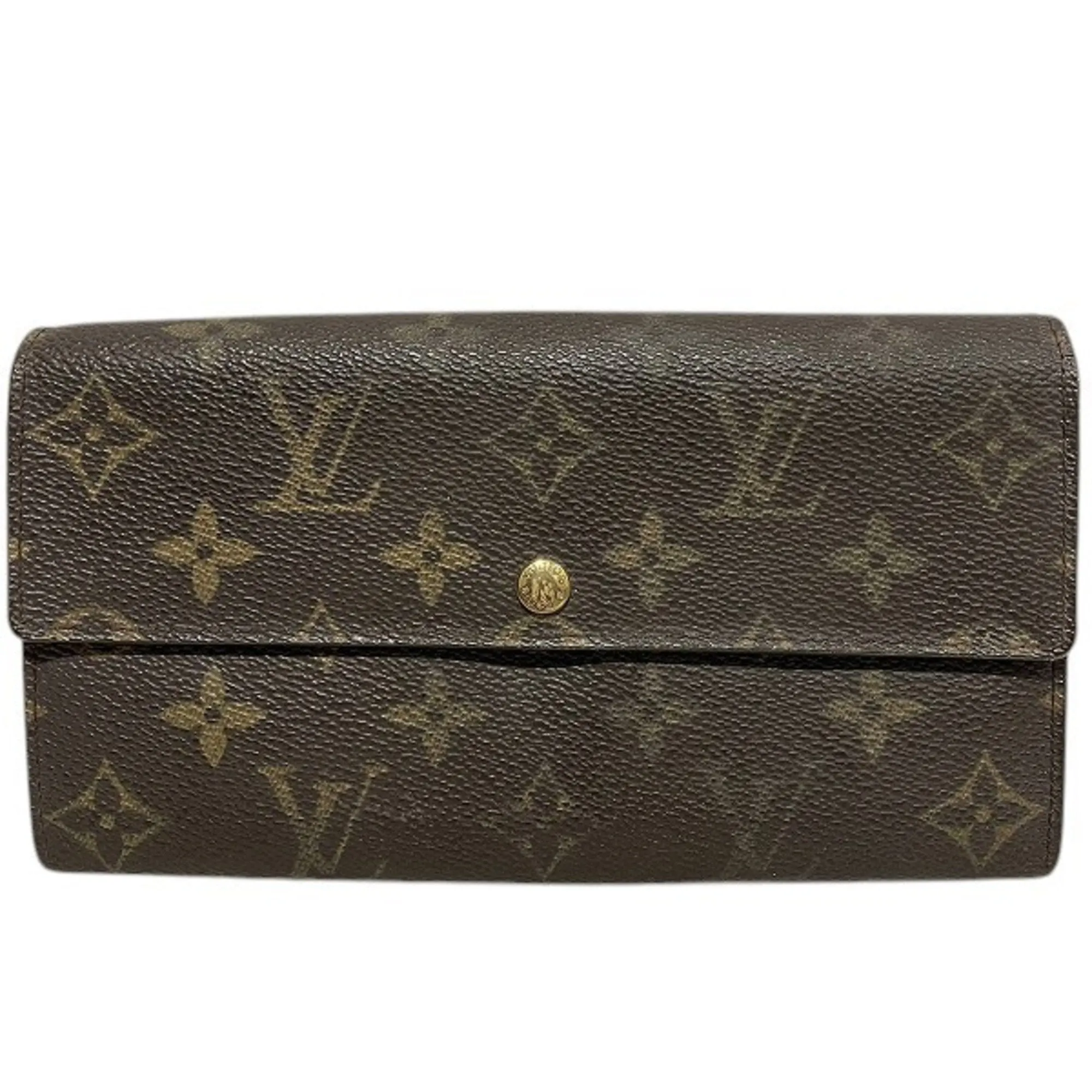 Louis Vuitton Monogram Long Wallet (Tri-Fold) (Pre-Owned)