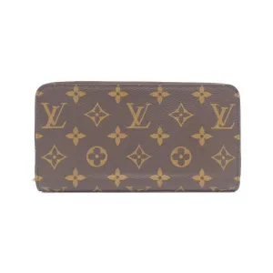 Louis Vuitton Monogram Marron Rose Ballerine Coated Canvas Long Wallet (Bi-Fold) (Pre-Owned)