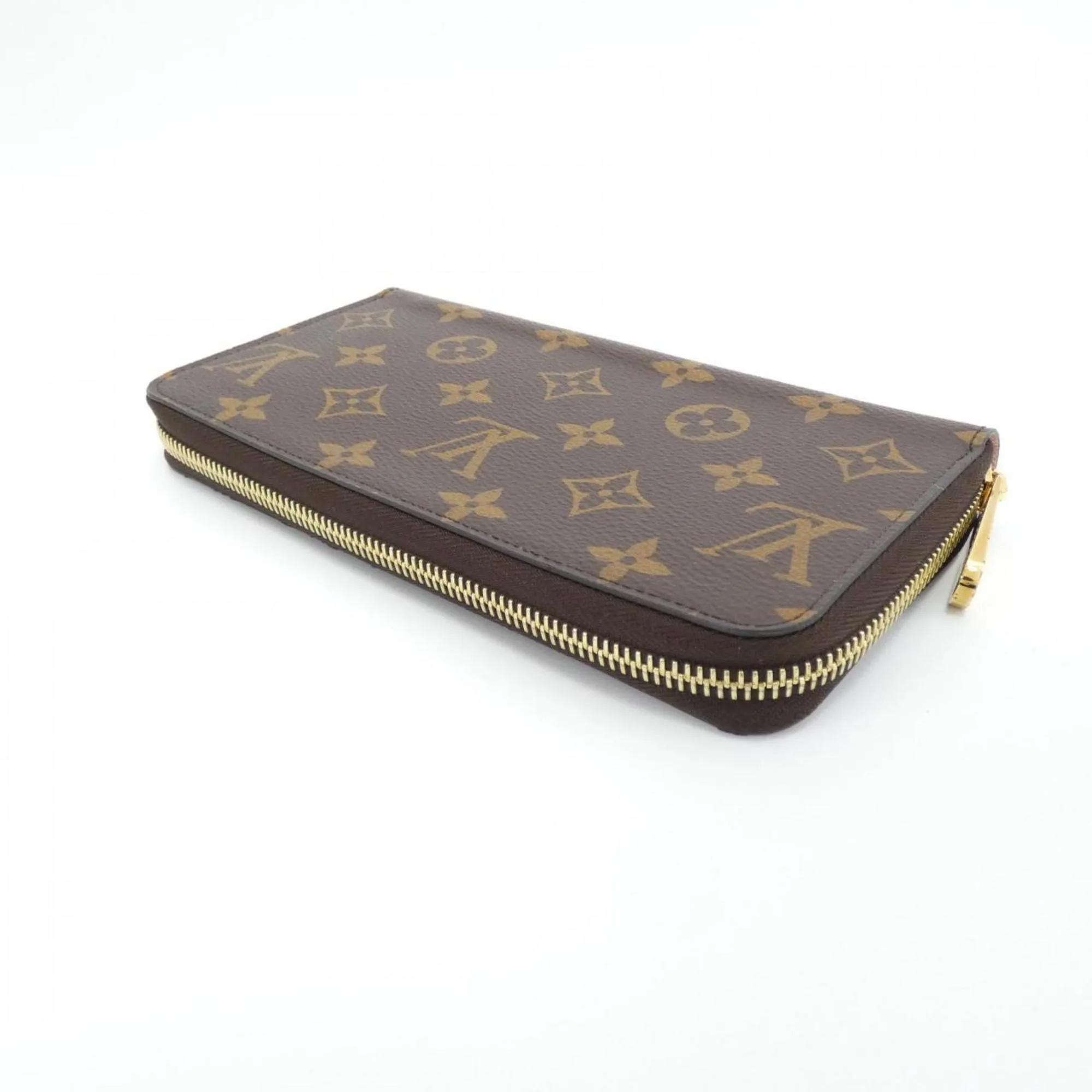 Louis Vuitton Monogram Marron Rose Ballerine Coated Canvas Long Wallet (Bi-Fold) (Pre-Owned)