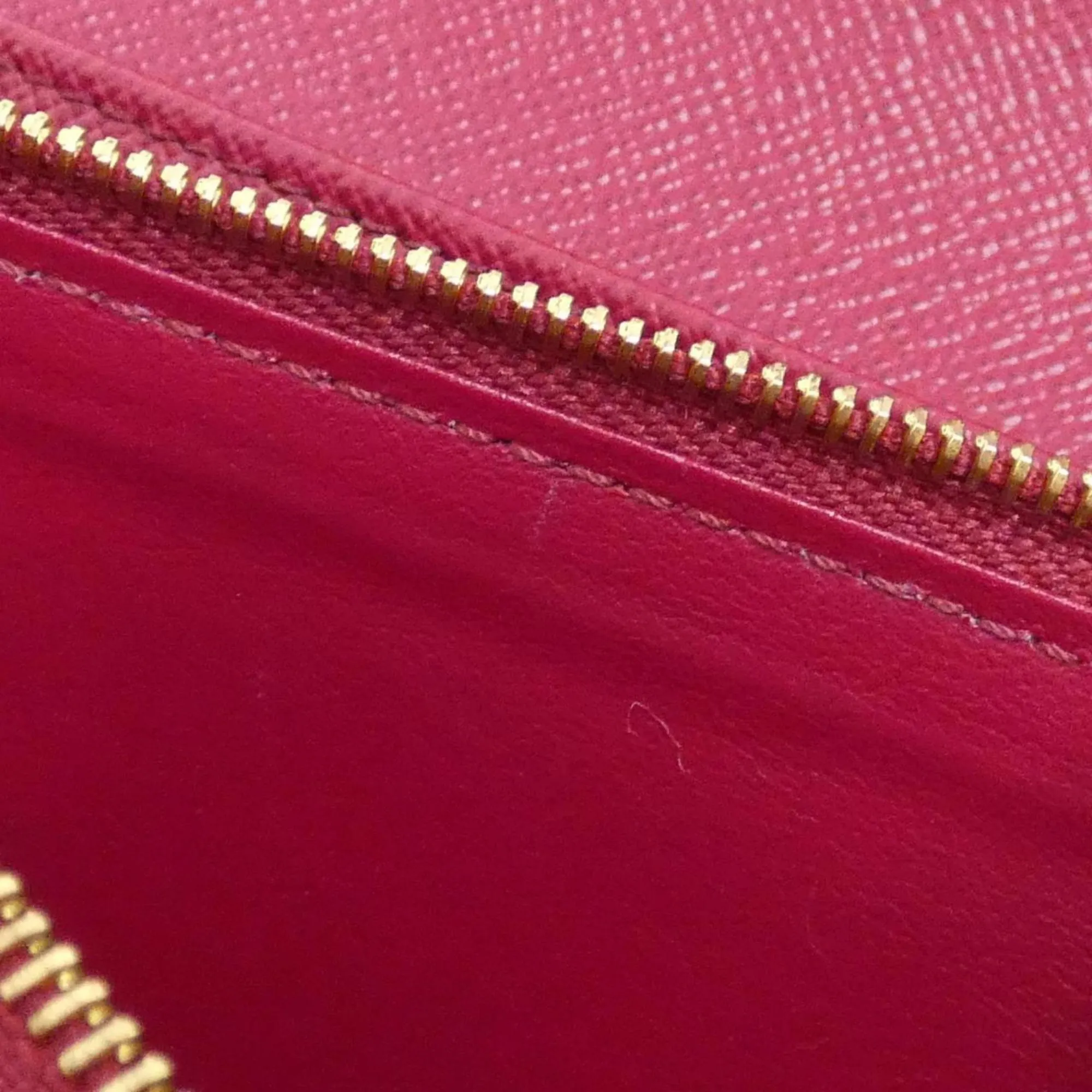 Louis Vuitton Monogram pink Marron Coated Canvas Long Wallet (Bi-Fold) (Pre-Owned)