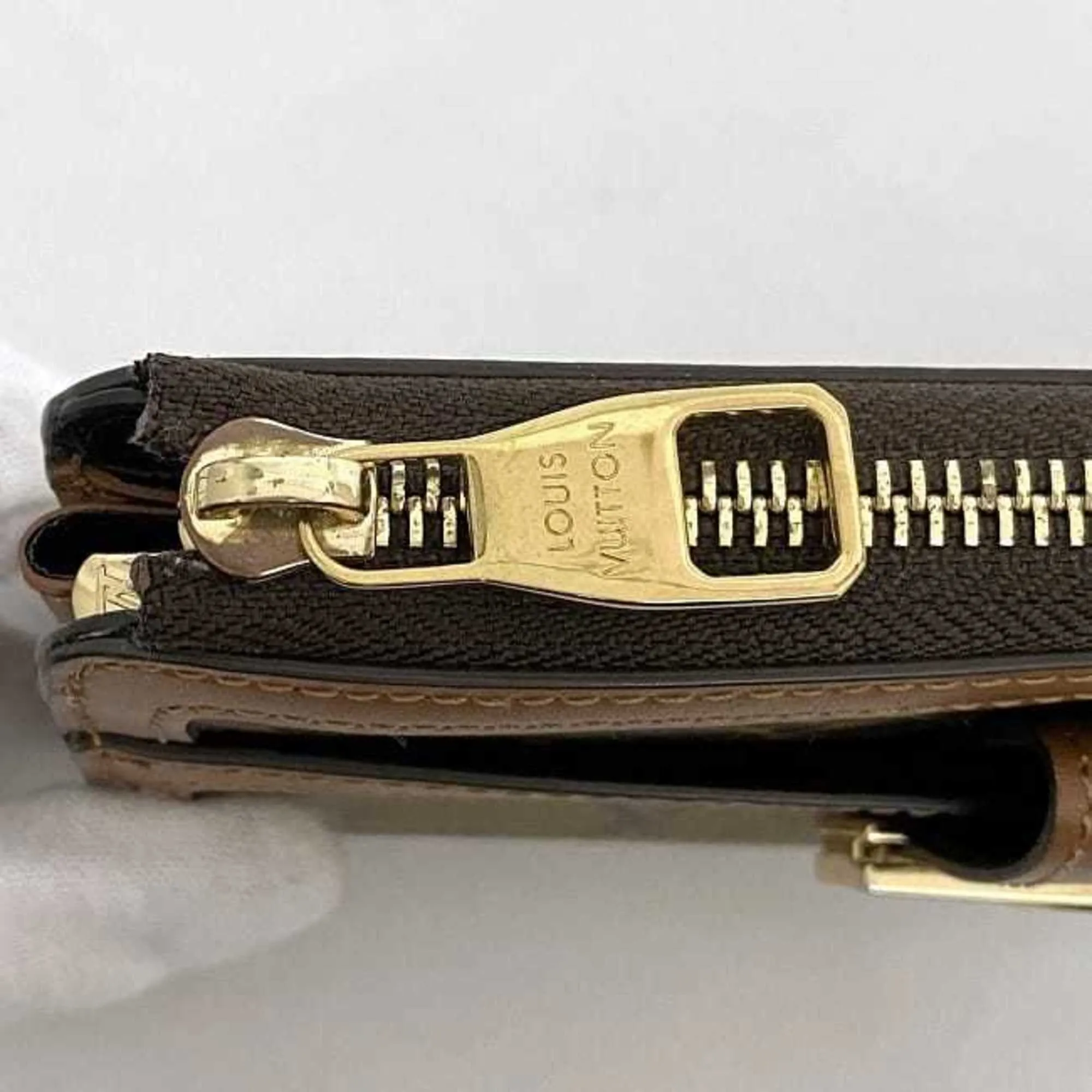 Louis Vuitton  Monogram Reverse Monogram Reverse Leather Long Wallet (Bi-Fold) (Pre-Owned)