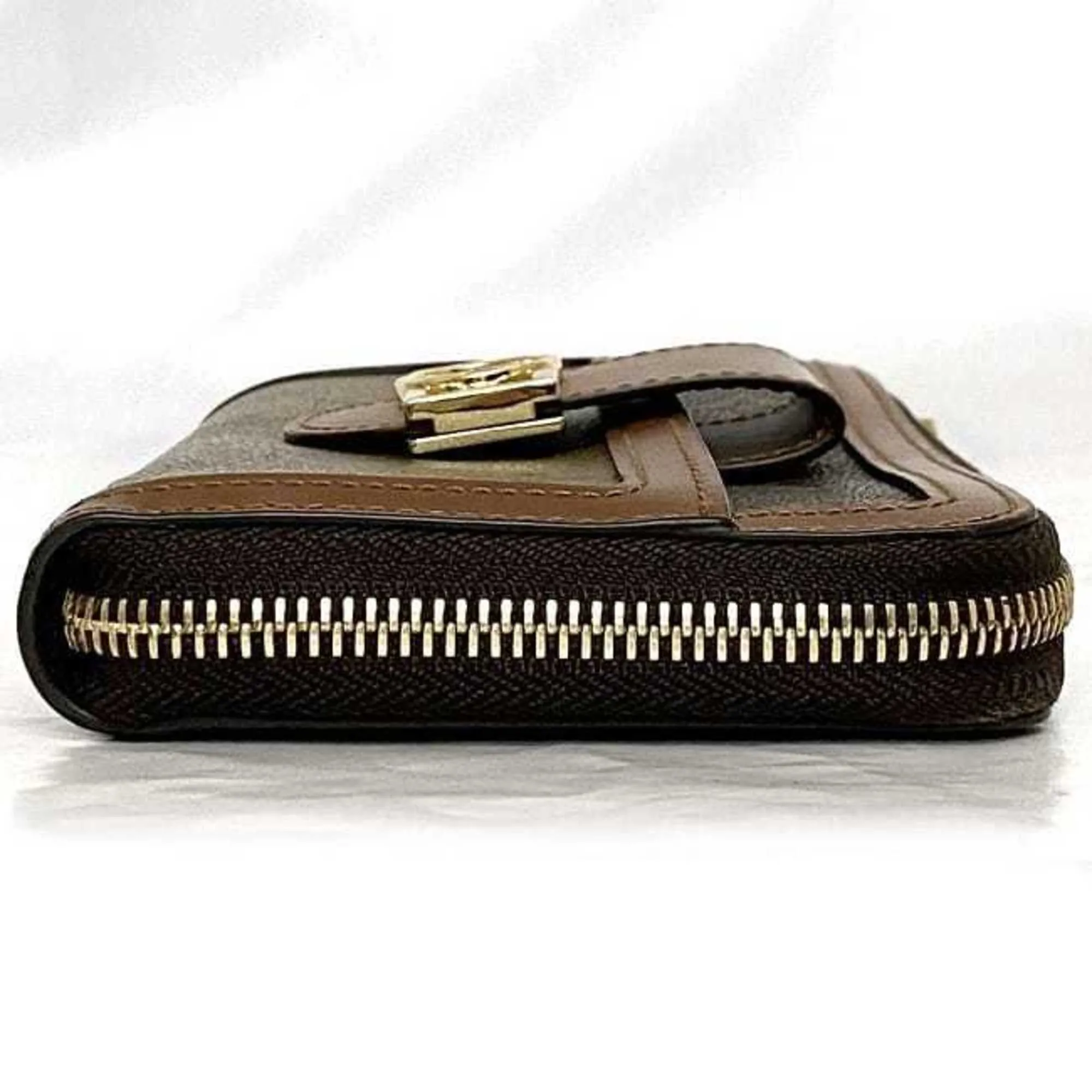 Louis Vuitton  Monogram Reverse Monogram Reverse Leather Long Wallet (Bi-Fold) (Pre-Owned)