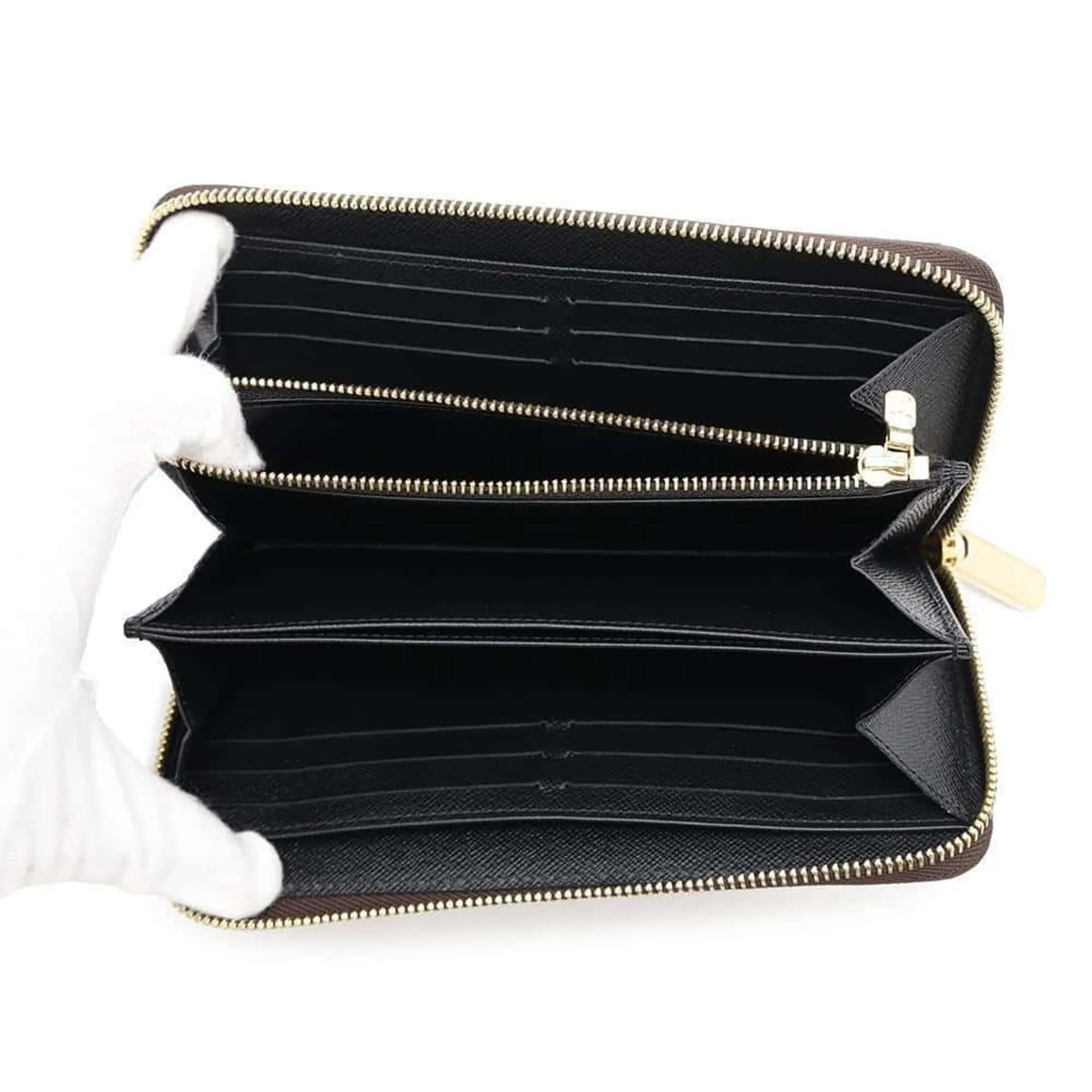 Louis Vuitton Monogram Reverse Noir Monogram Reverse Long Wallet (Bi-Fold) (Pre-Owned)