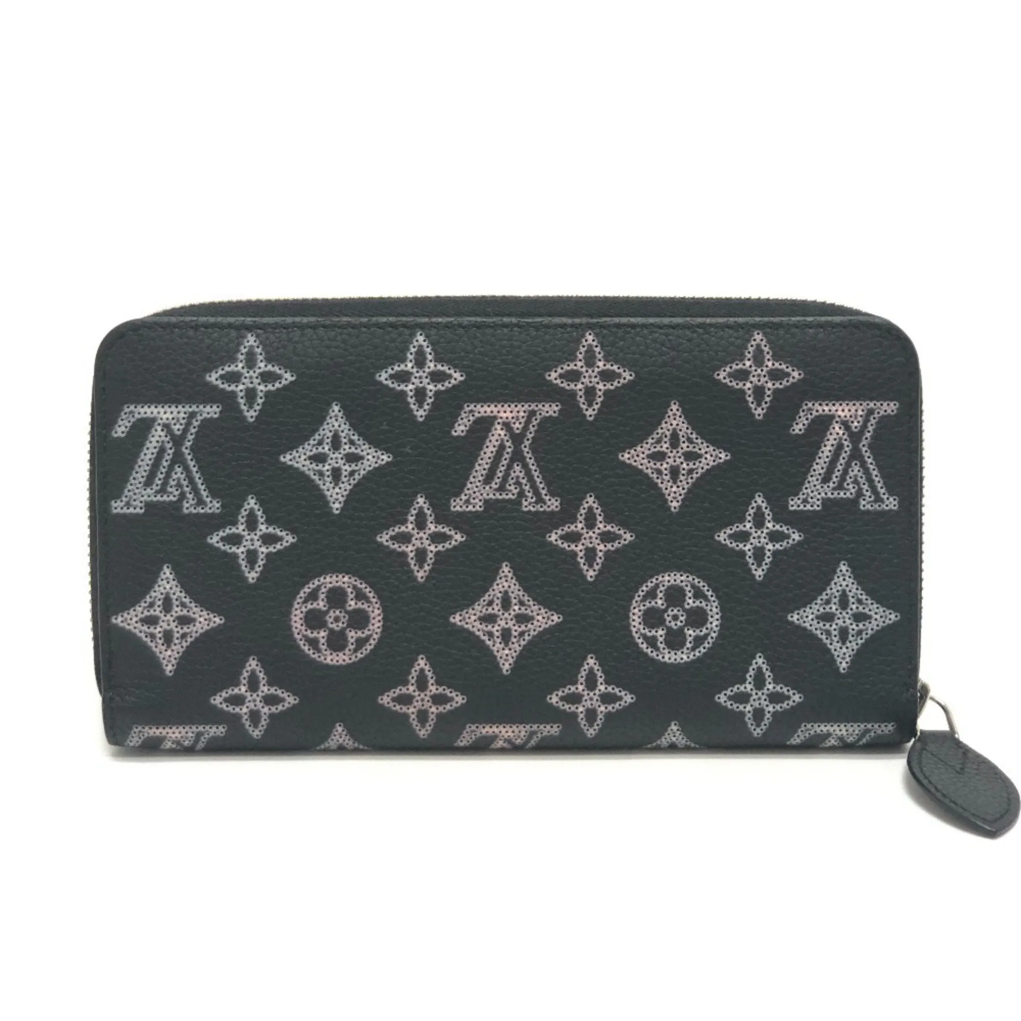 Louis Vuitton Noir Mahina Leather Long Wallet (Bi-Fold) (Pre-Owned)