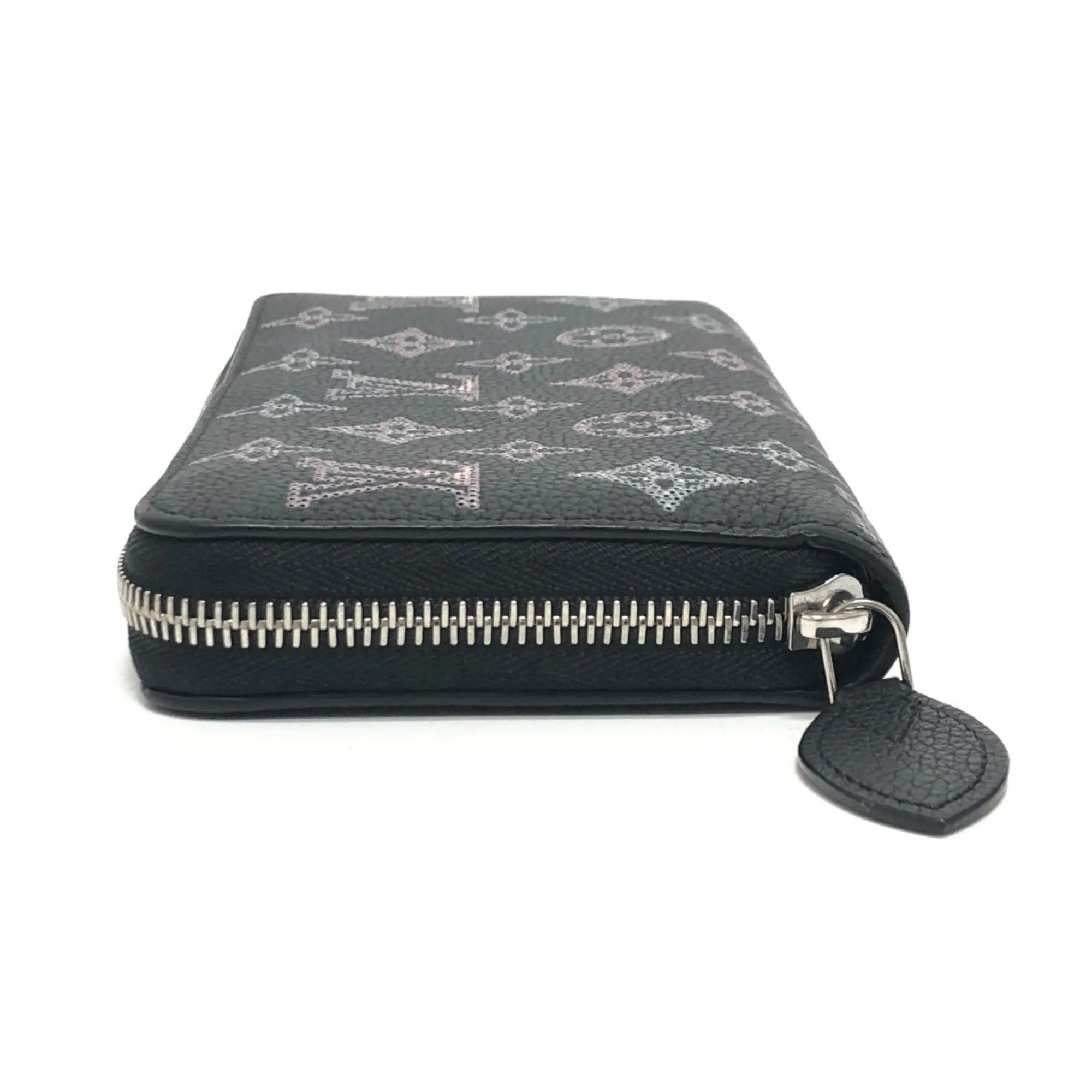 Louis Vuitton Noir Mahina Leather Long Wallet (Bi-Fold) (Pre-Owned)