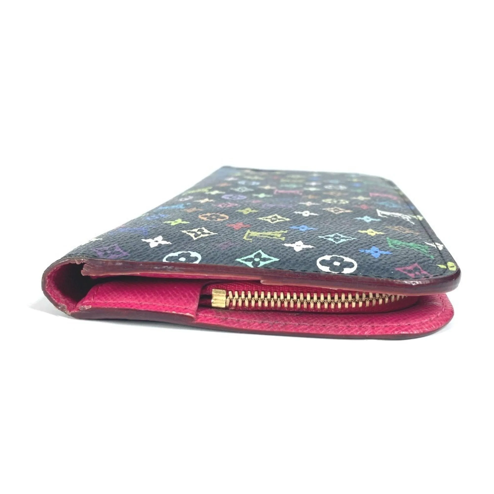 Louis Vuitton  Noir Monogram colore Long Wallet (Bi-Fold) (Pre-Owned)