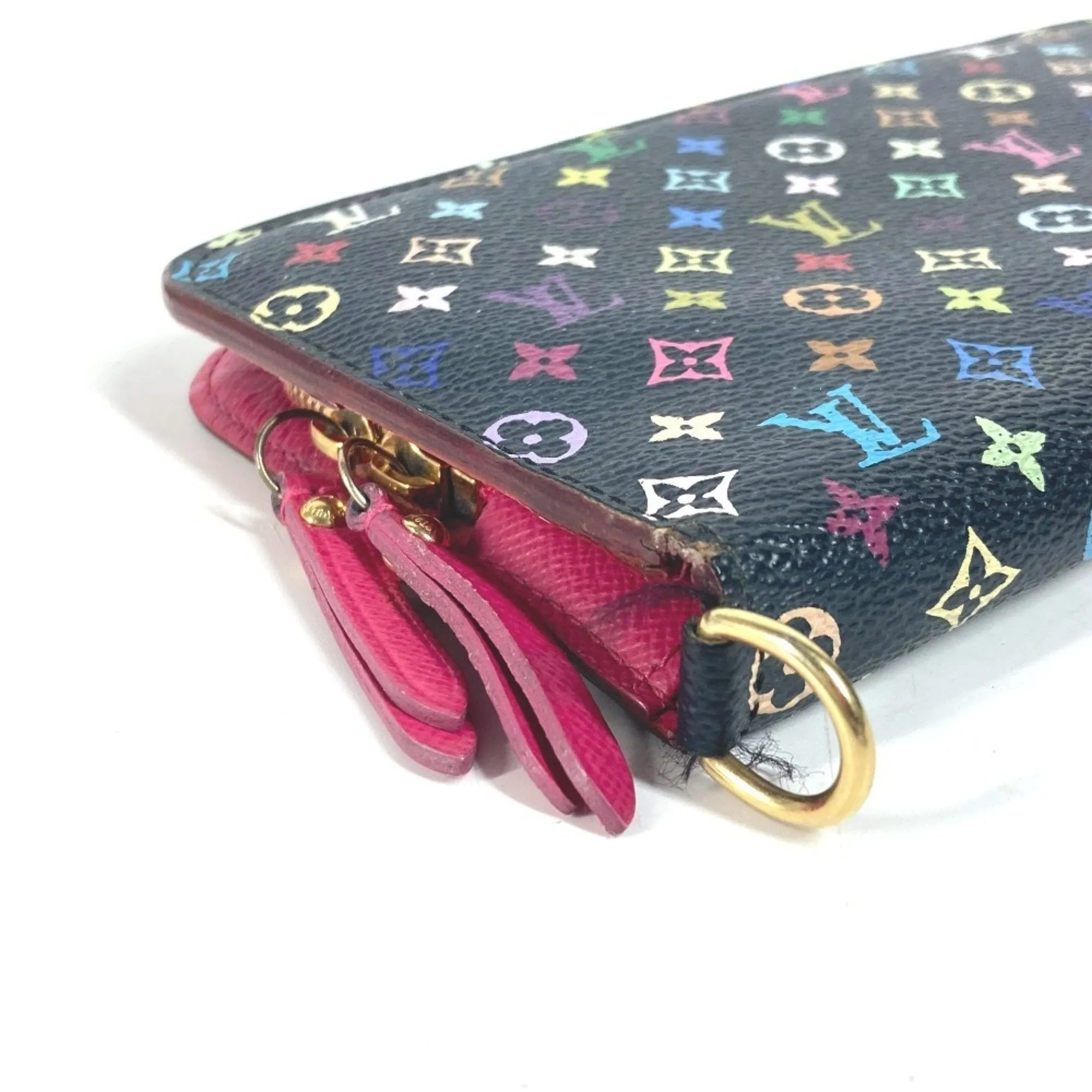 Louis Vuitton  Noir Monogram colore Long Wallet (Bi-Fold) (Pre-Owned)