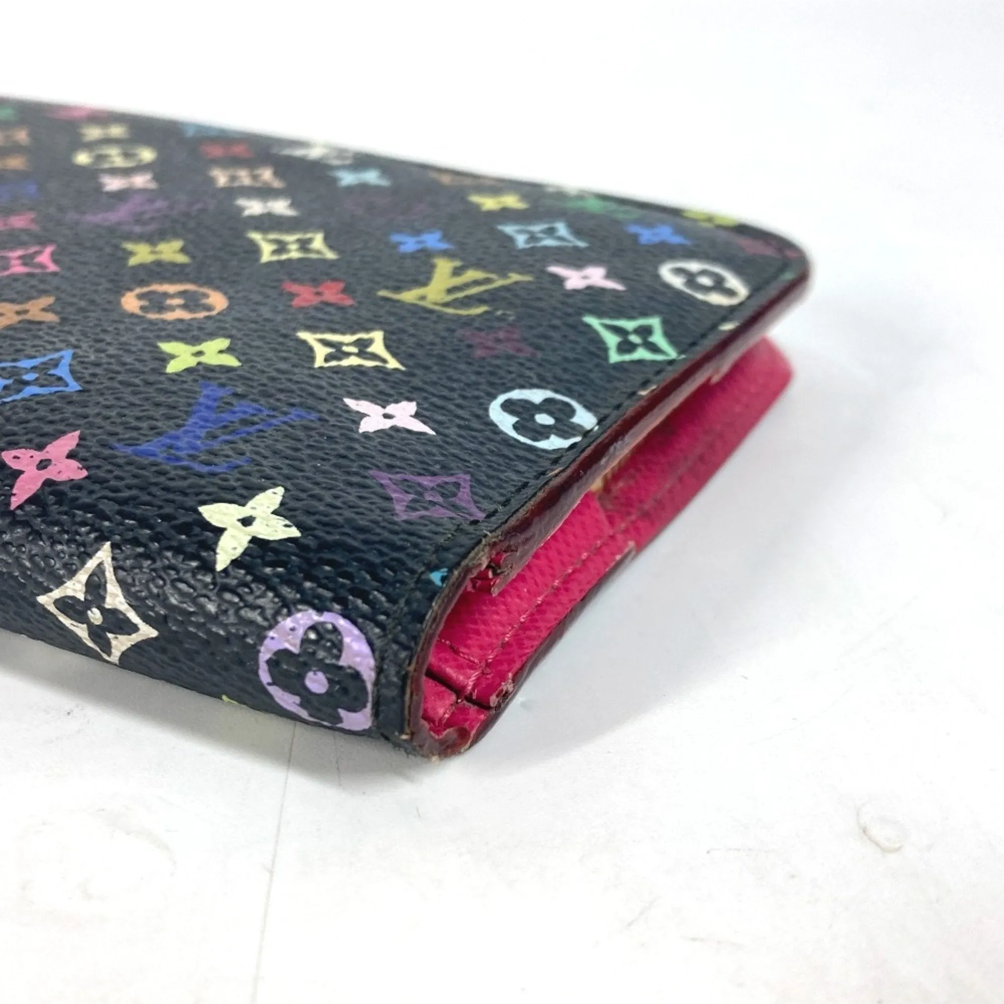Louis Vuitton  Noir Monogram colore Long Wallet (Bi-Fold) (Pre-Owned)