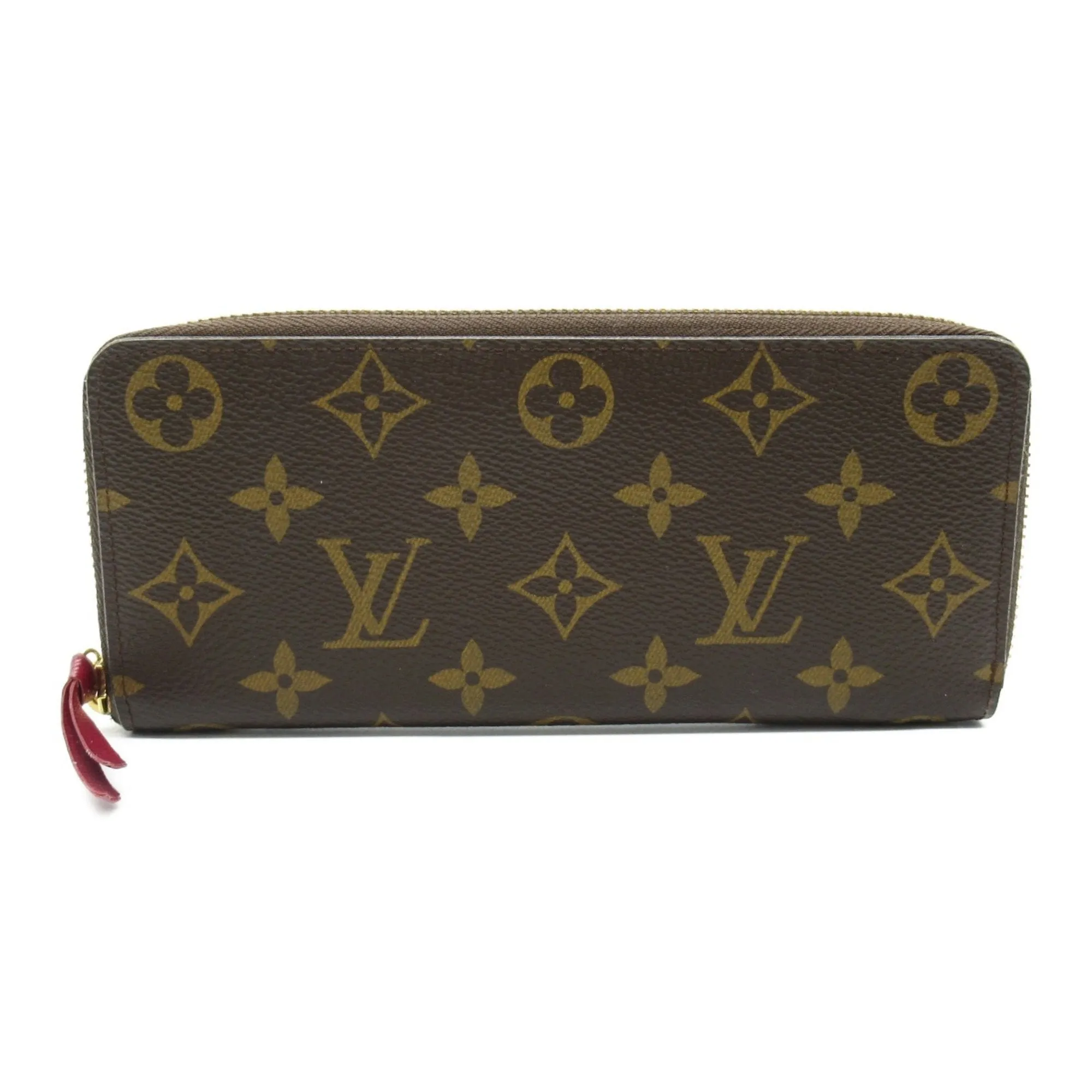 Louis Vuitton pink Coated Canvas Long Wallet (Bi-Fold) (Pre-Owned)