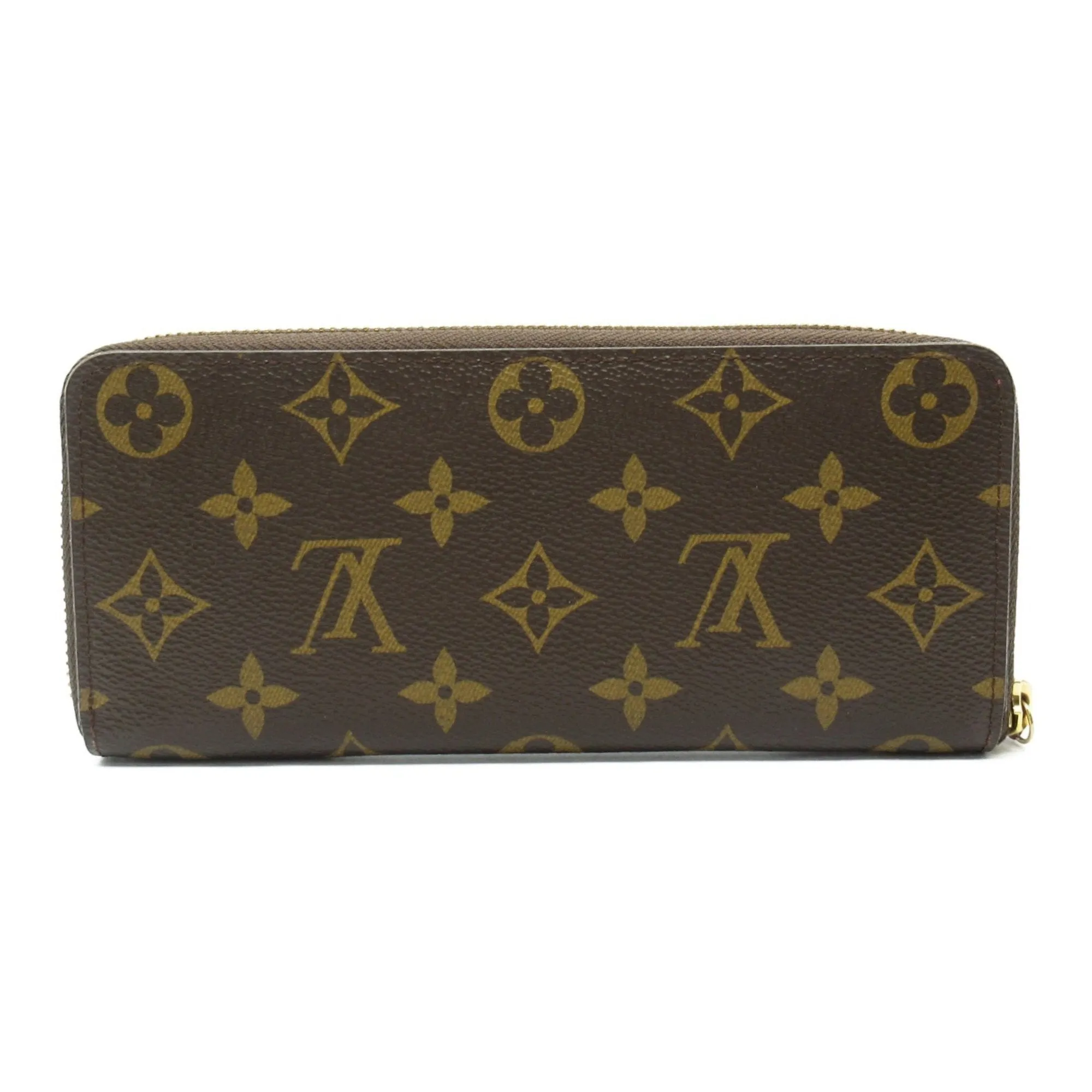 Louis Vuitton pink Coated Canvas Long Wallet (Bi-Fold) (Pre-Owned)