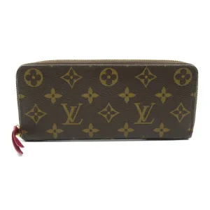 Louis Vuitton pink Coated Canvas Long Wallet (Bi-Fold) (Pre-Owned)