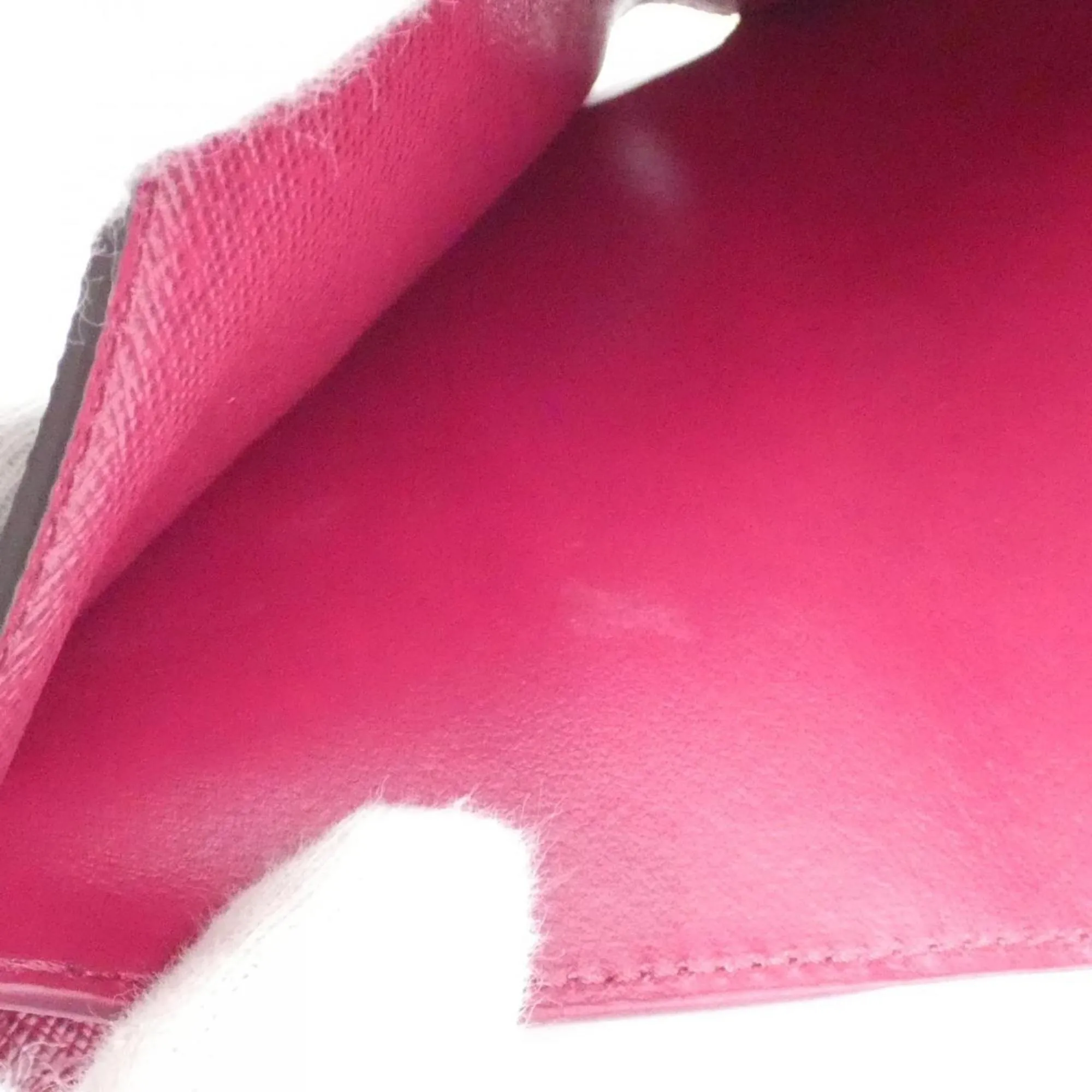Louis Vuitton pink Marron Coated Canvas Wallet (Tri-Fold) (Pre-Owned)