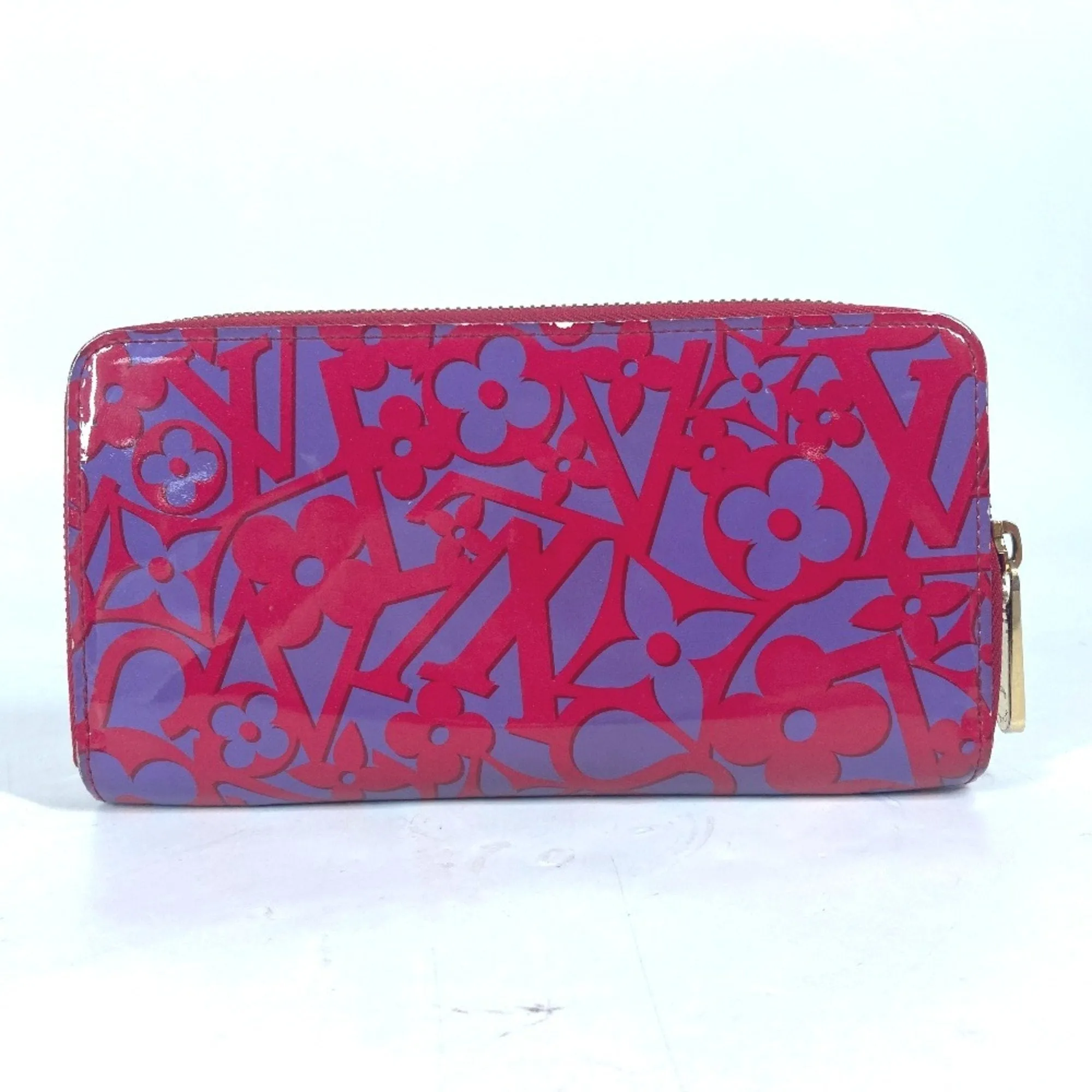 Louis Vuitton pink Patent Leather Long Wallet (Bi-Fold) (Pre-Owned)