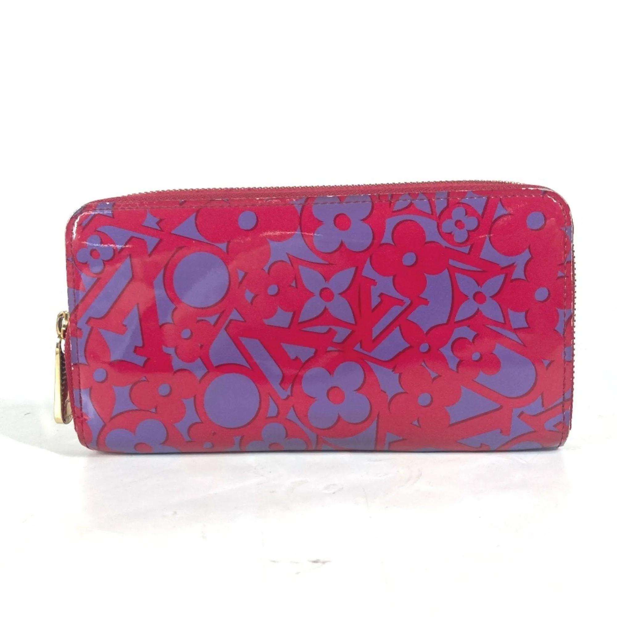 Louis Vuitton pink Patent Leather Long Wallet (Bi-Fold) (Pre-Owned)