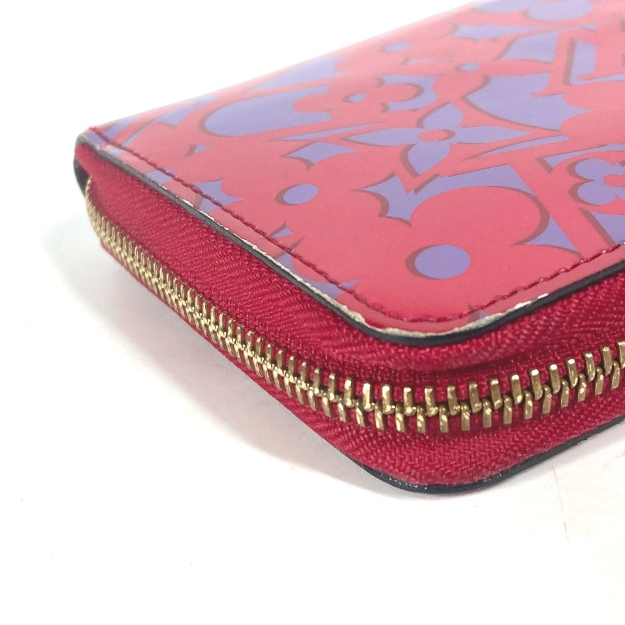 Louis Vuitton pink Patent Leather Long Wallet (Bi-Fold) (Pre-Owned)