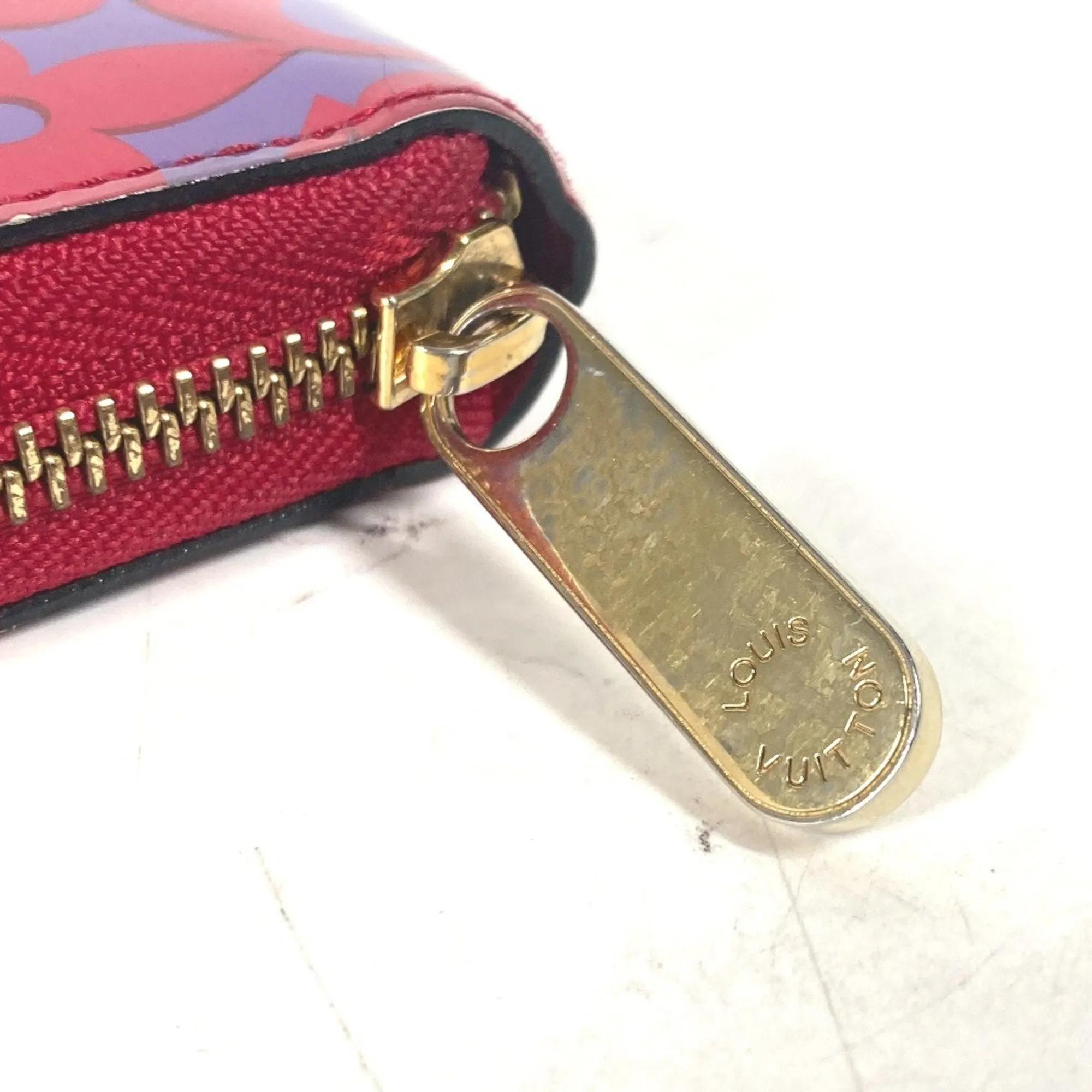 Louis Vuitton pink Patent Leather Long Wallet (Bi-Fold) (Pre-Owned)