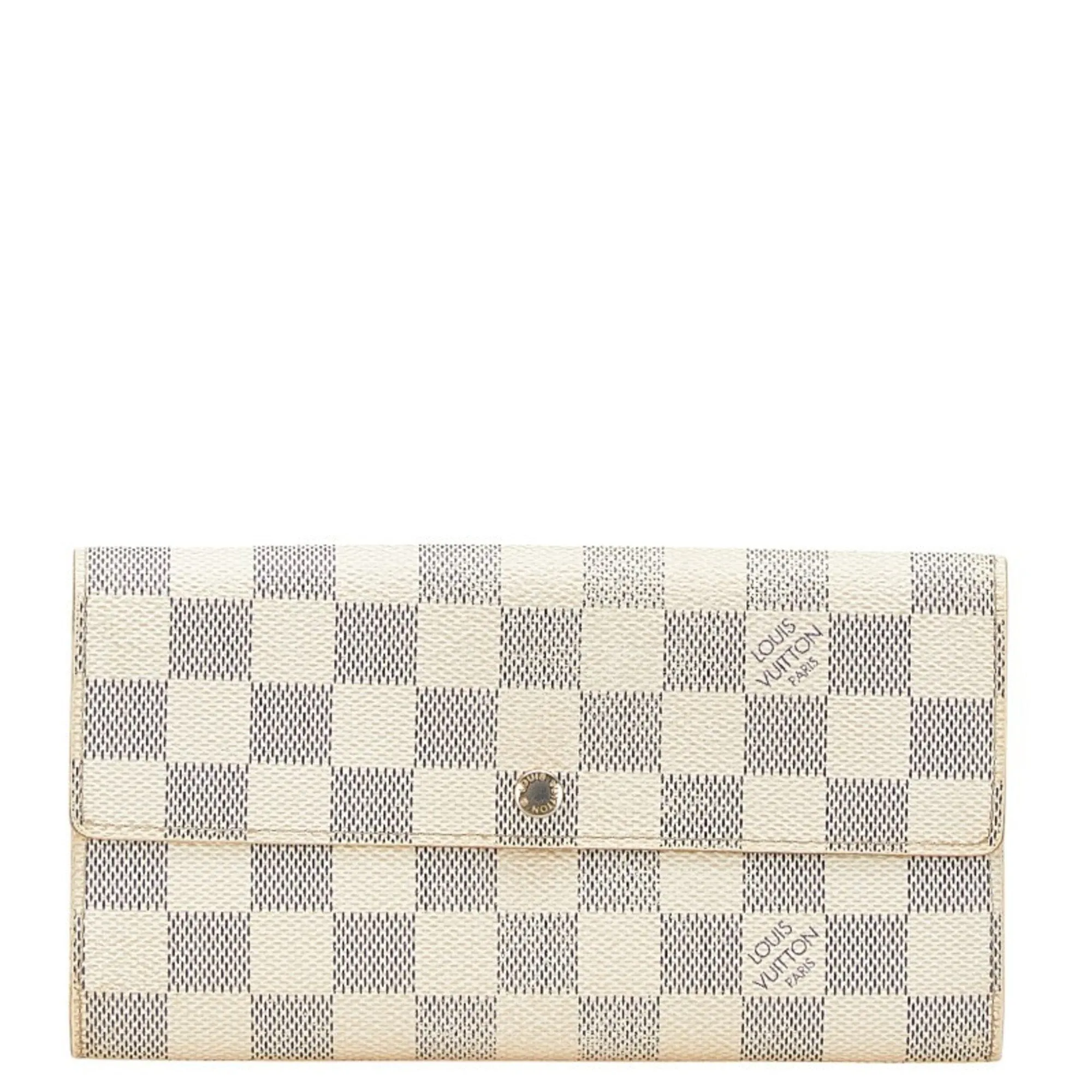 Louis Vuitton Pvc Leather Long Wallet (Bi-Fold) (Pre-Owned)