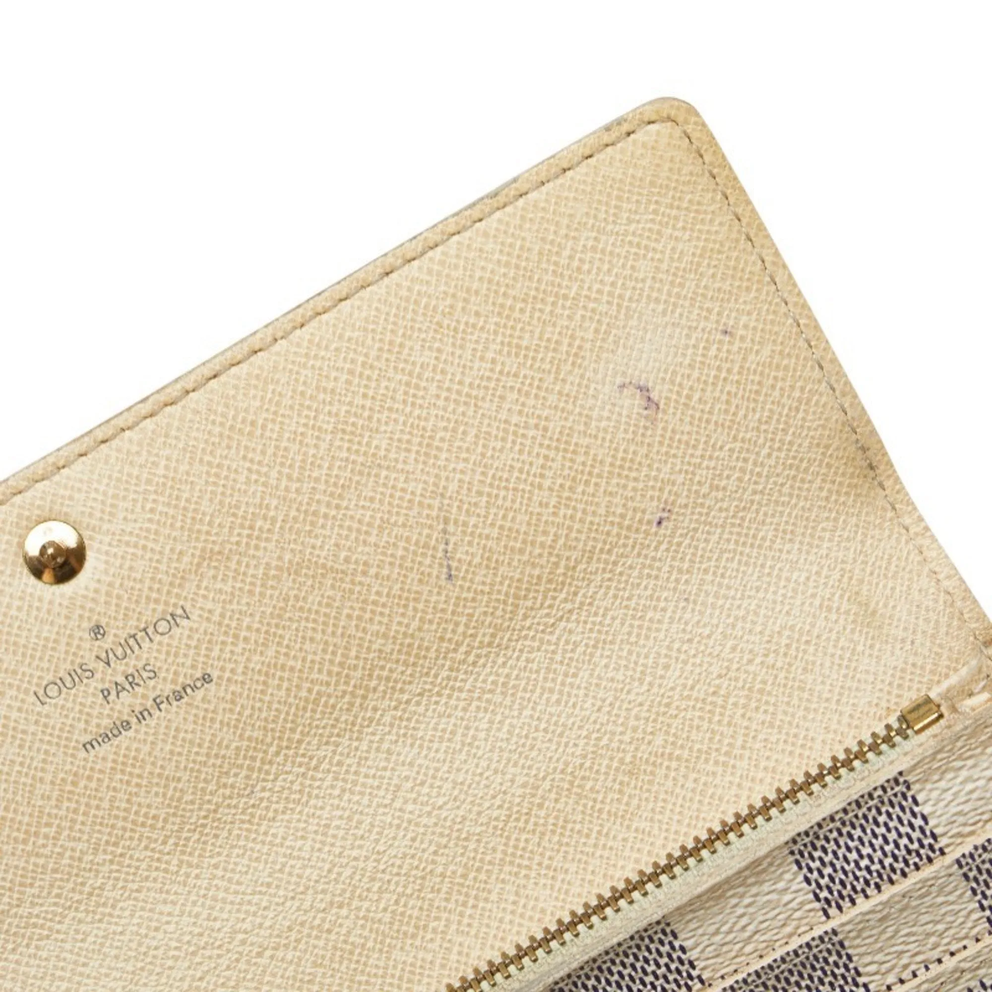 Louis Vuitton Pvc Leather Long Wallet (Bi-Fold) (Pre-Owned)
