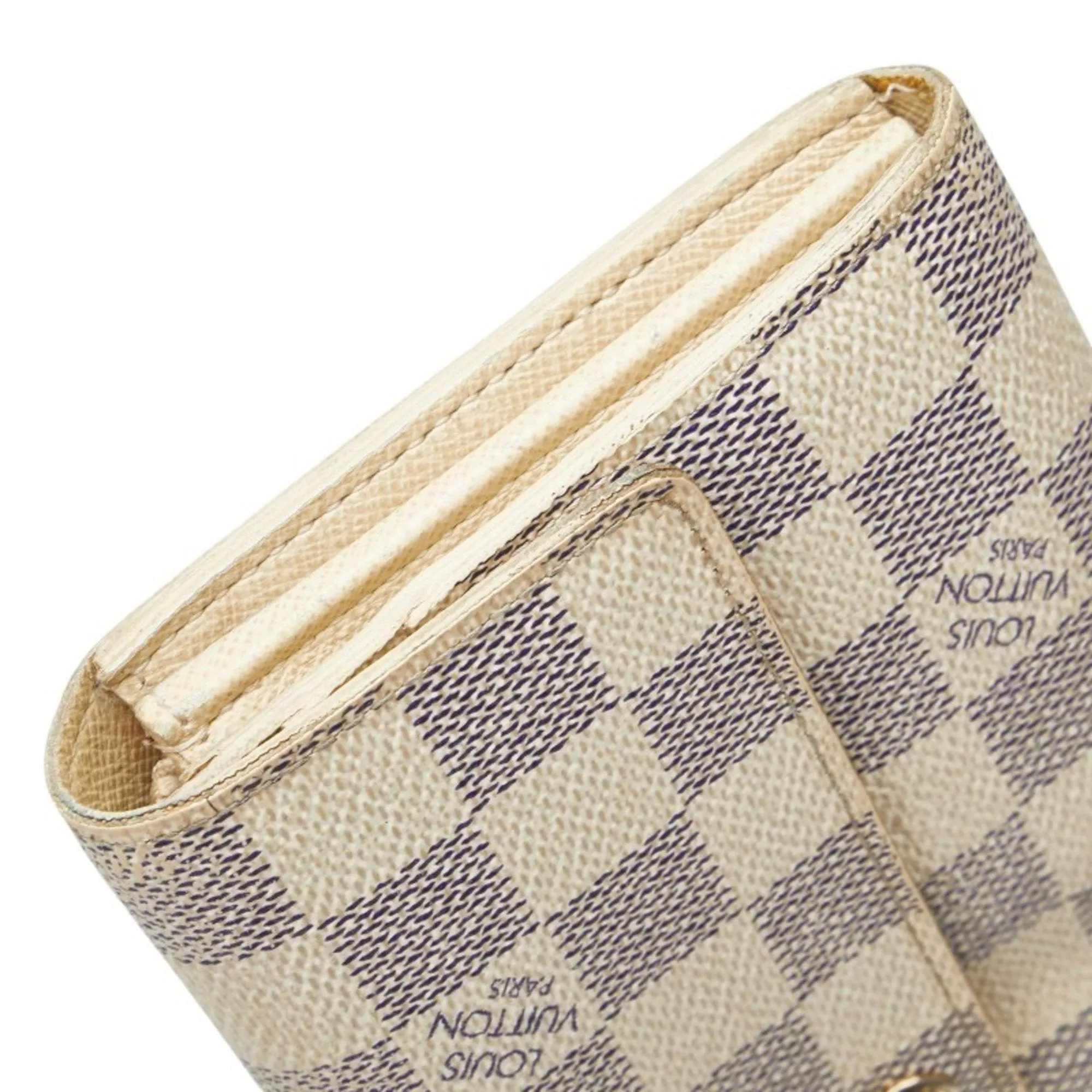 Louis Vuitton Pvc Leather Long Wallet (Bi-Fold) (Pre-Owned)