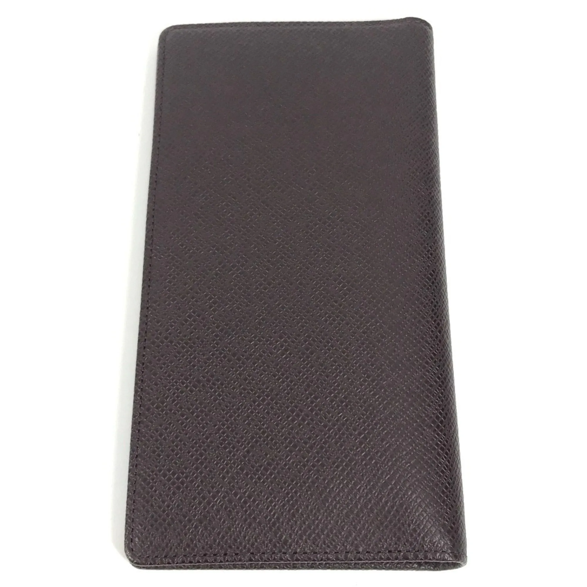 Louis Vuitton Taiga Acajou Taiga Leather Long Bill Wallet (Bi-Fold) (Pre-Owned)