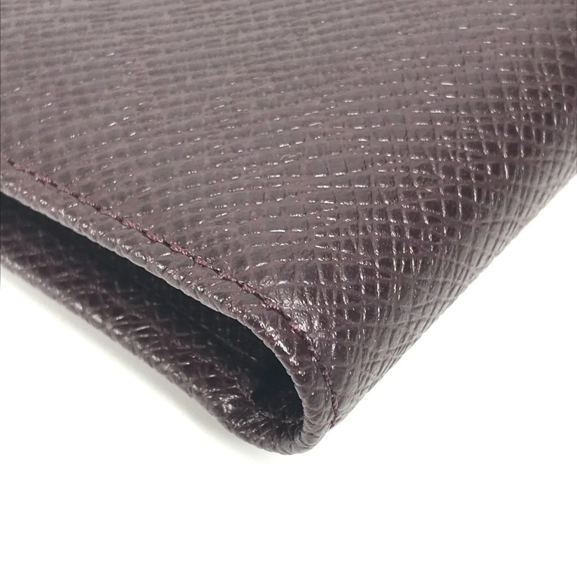Louis Vuitton Taiga Acajou Taiga Leather Long Bill Wallet (Bi-Fold) (Pre-Owned)