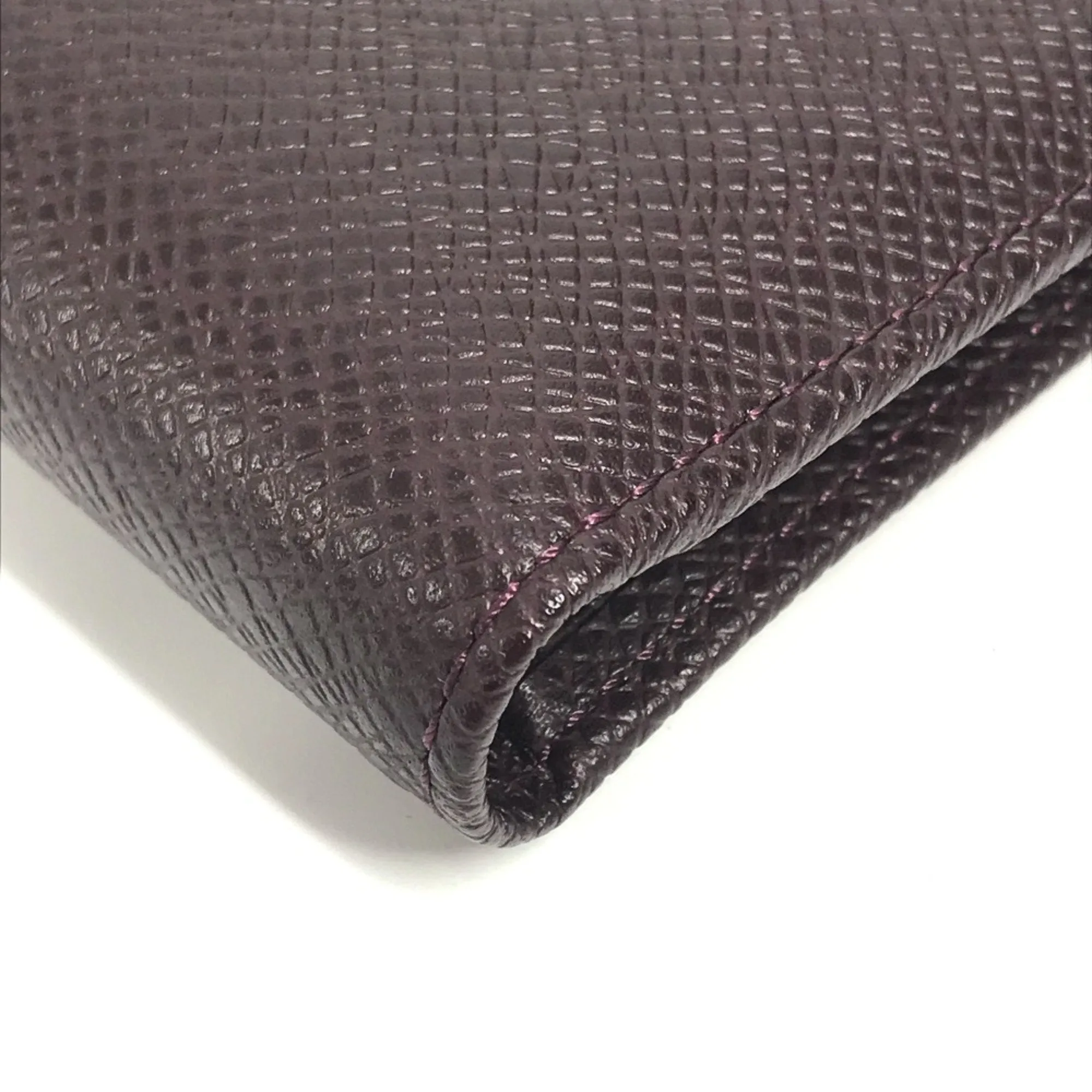 Louis Vuitton Taiga Acajou Taiga Leather Long Bill Wallet (Bi-Fold) (Pre-Owned)
