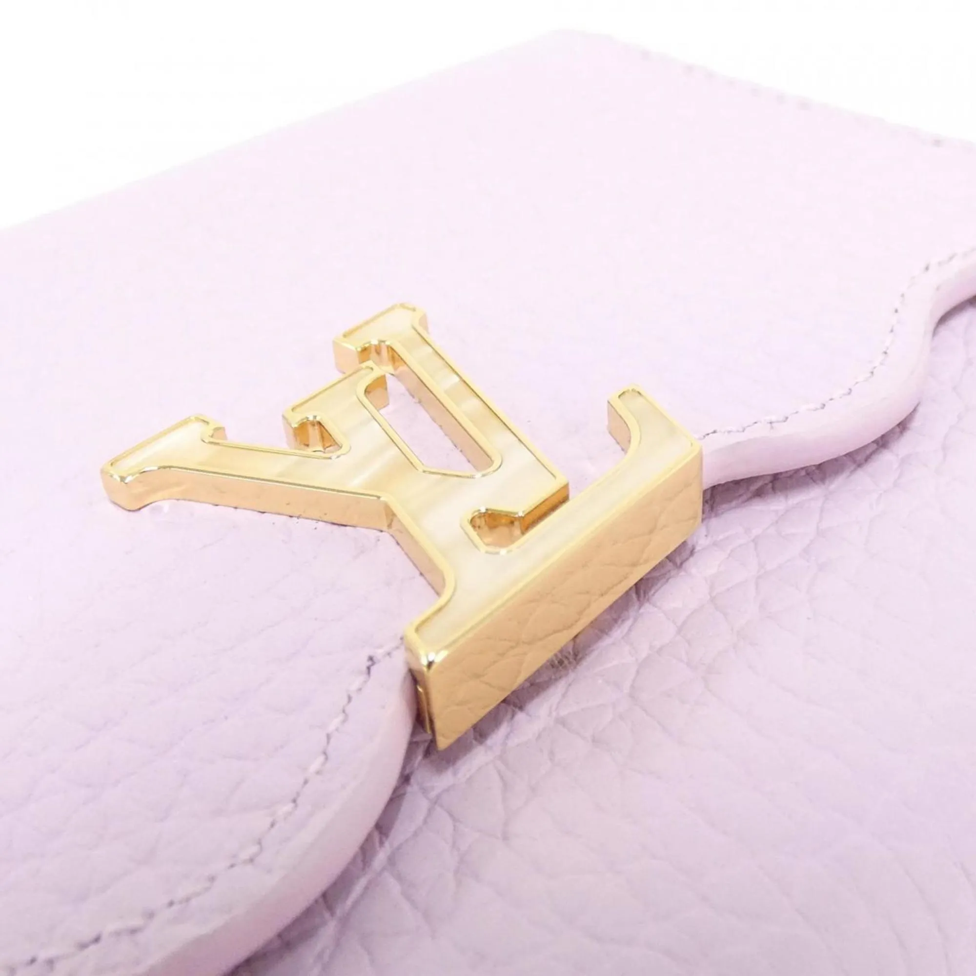 Louis Vuitton Taurillon Leather Wallet (Tri-Fold) (Pre-Owned)