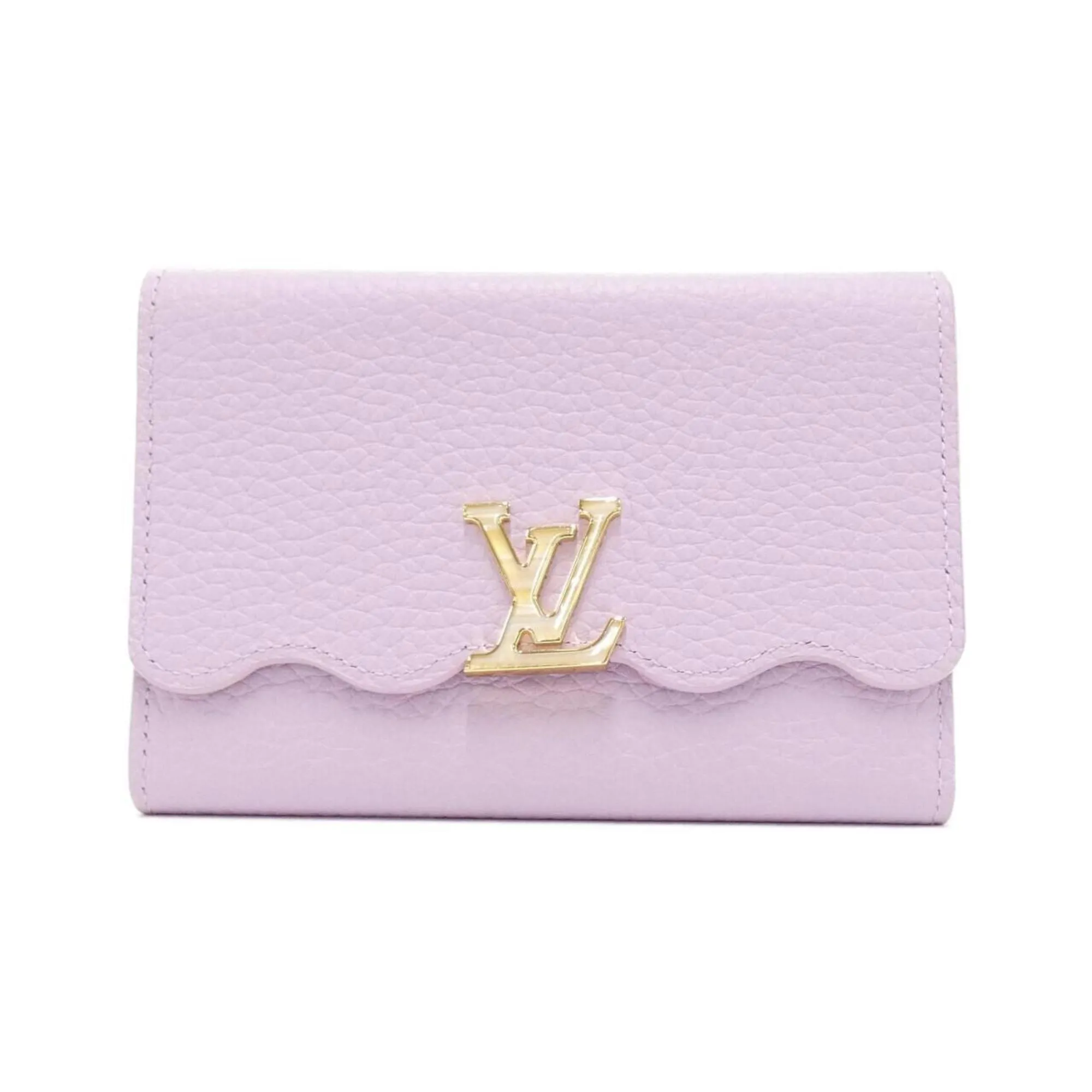 Louis Vuitton Taurillon Leather Wallet (Tri-Fold) (Pre-Owned)