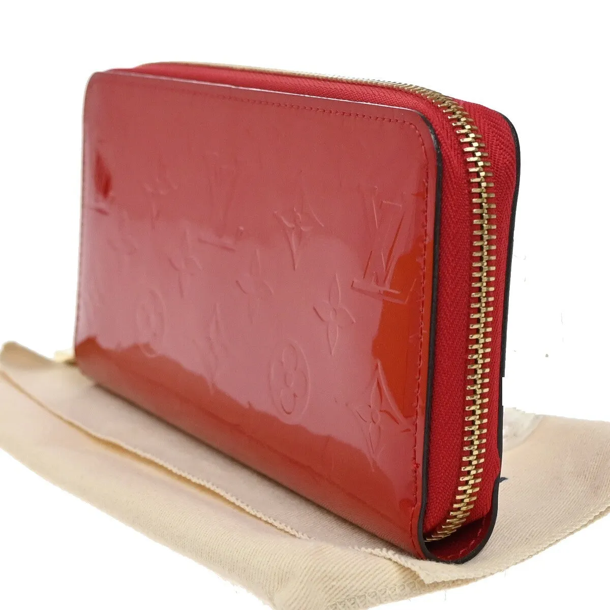 Louis Vuitton Zippy Wallet Patent Leather Wallet (Pre-Owned)