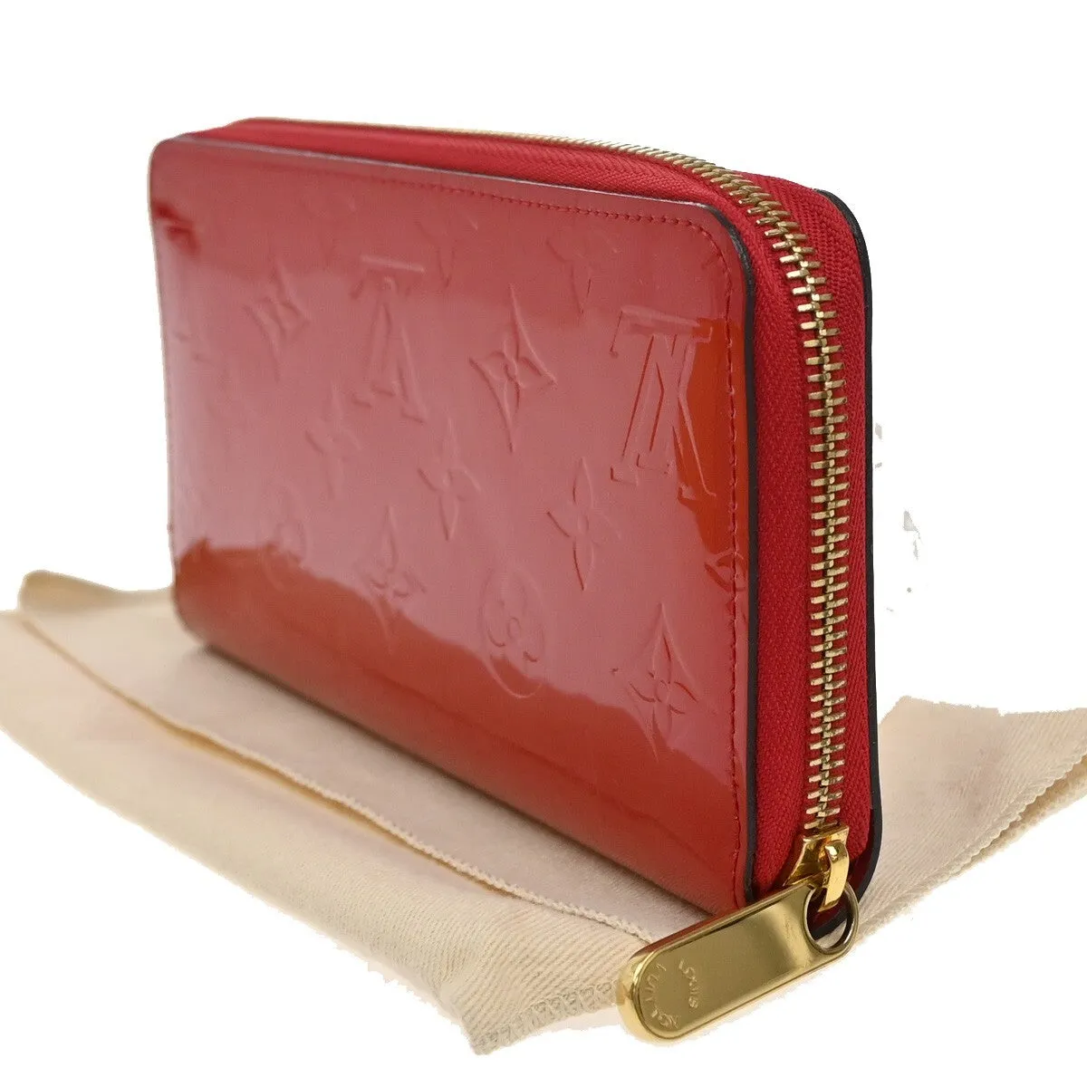 Louis Vuitton Zippy Wallet Patent Leather Wallet (Pre-Owned)