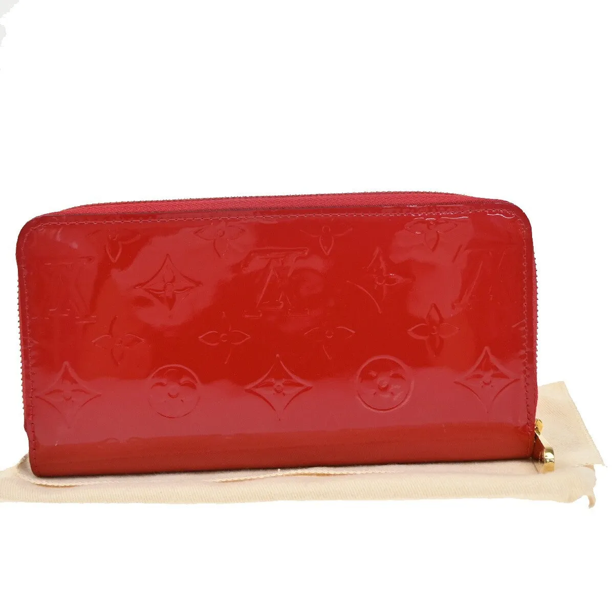 Louis Vuitton Zippy Wallet Patent Leather Wallet (Pre-Owned)