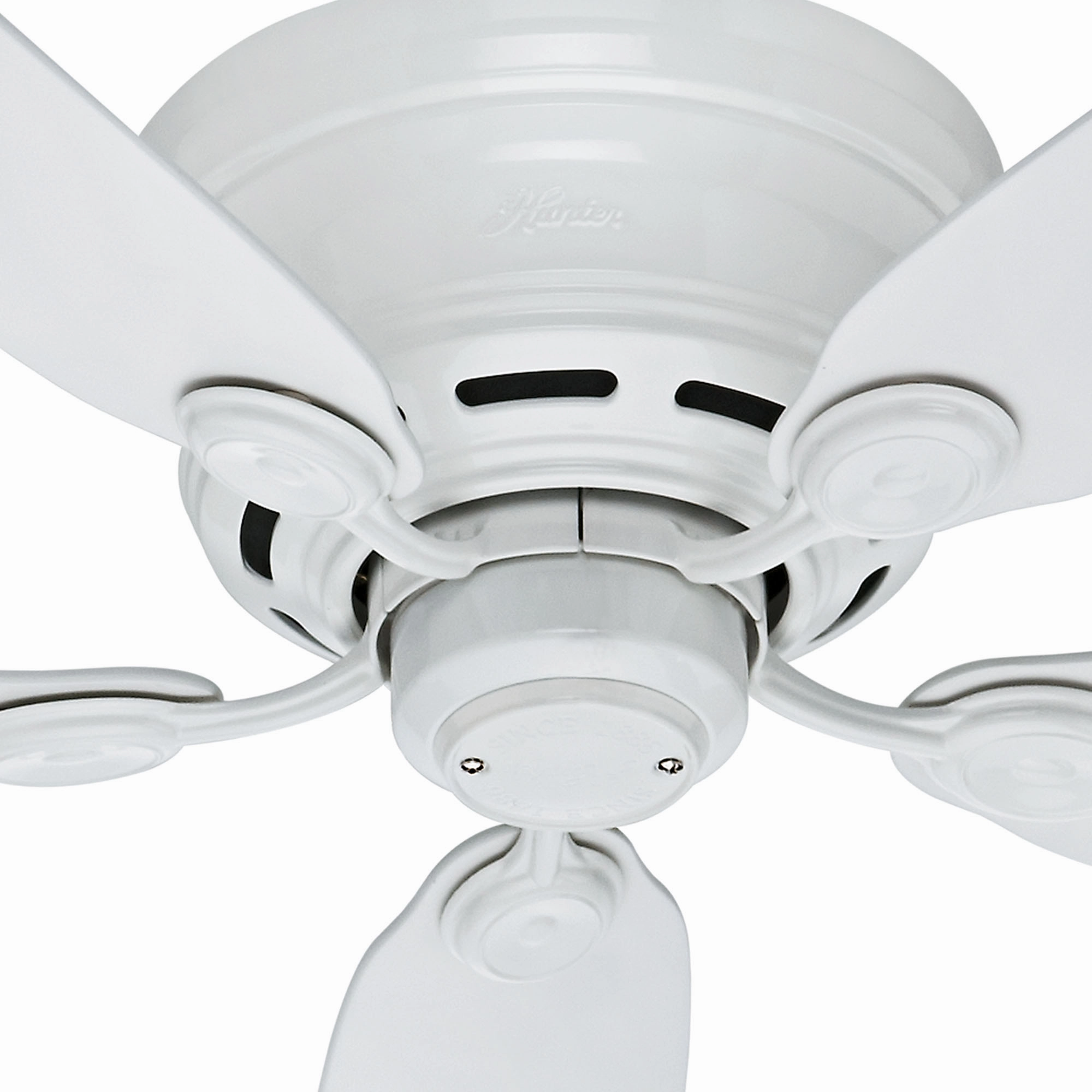Low Profile 42"Ceiling Fan White Huggers flush mount fans deals