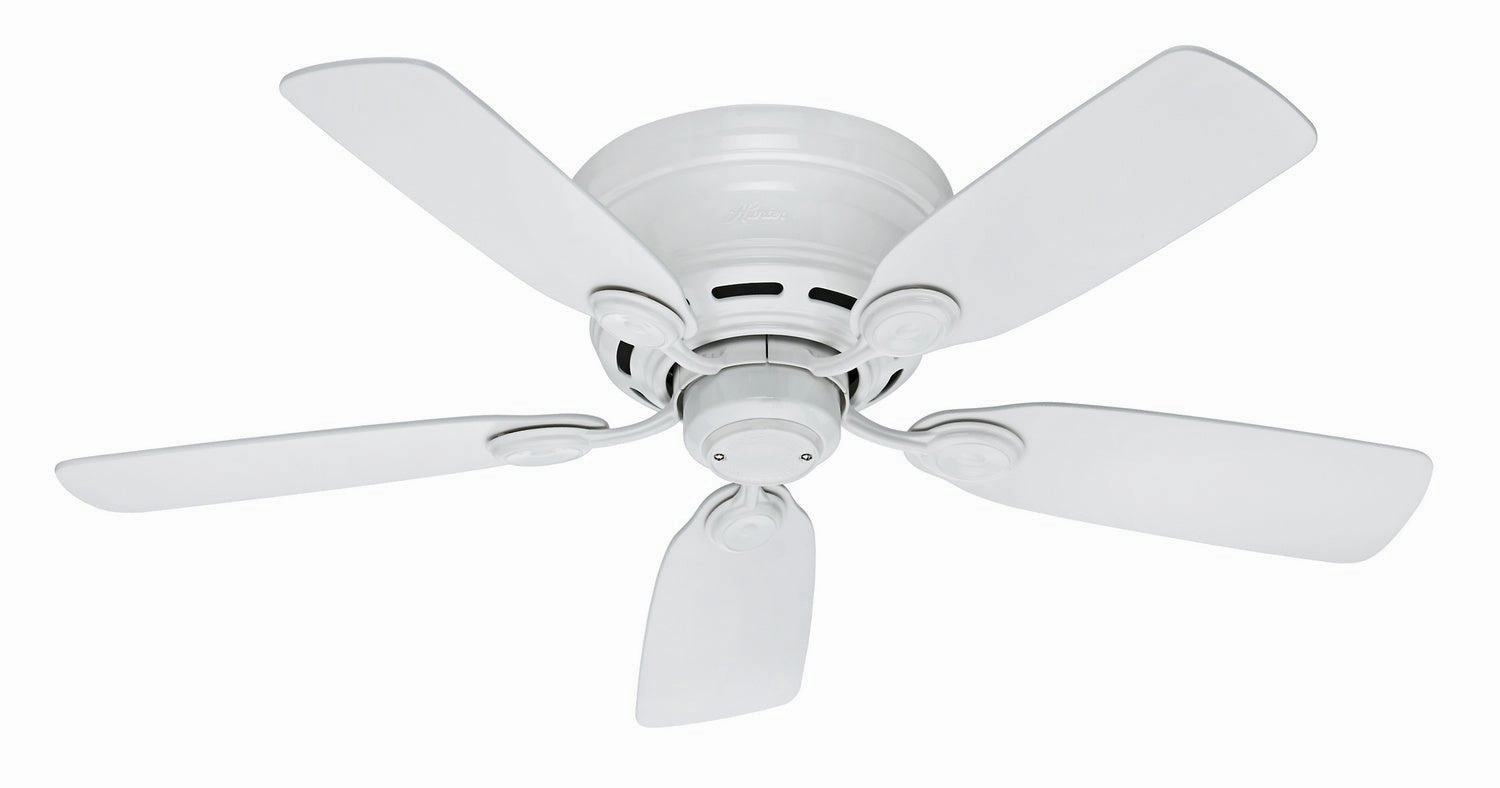 Low Profile 42"Ceiling Fan White Small Fans for less