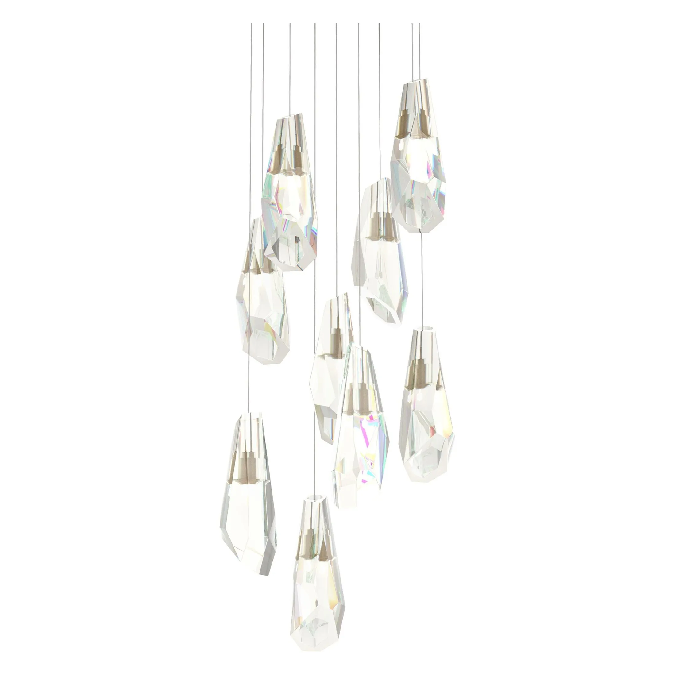 Luma 9-Light Large Crystal Pendant Bathroom Lighting top picks online