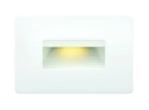 Luna LED Landscape Deck in Satin White Outdoor Landscape Lighting