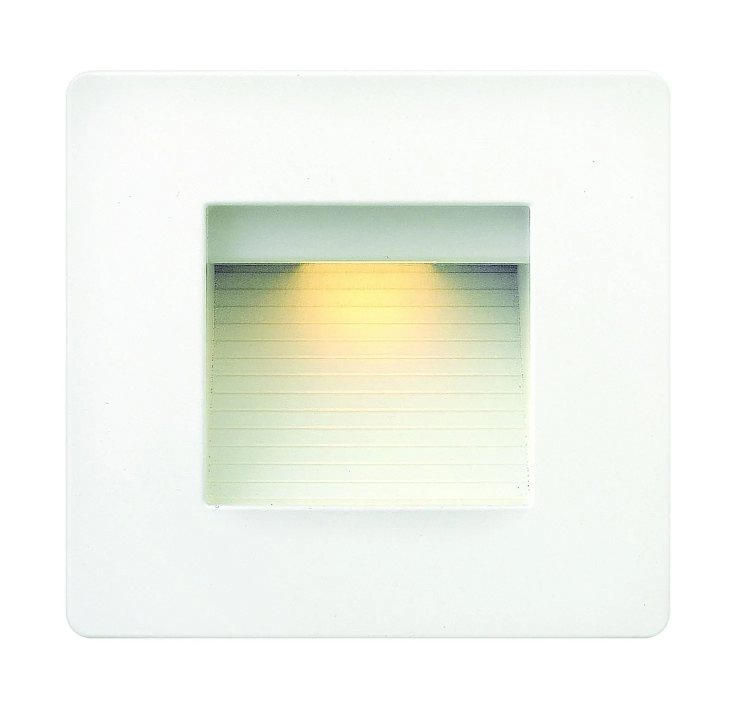 Luna LED Landscape Deck in Satin White Outdoor Landscape Lighting