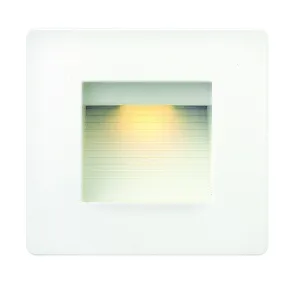 Luna LED Landscape Deck in Satin White Outdoor Landscape Lighting