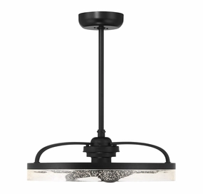 Lyria LED Fan D'Lier Matte Black Fandeliers FANS on sale now