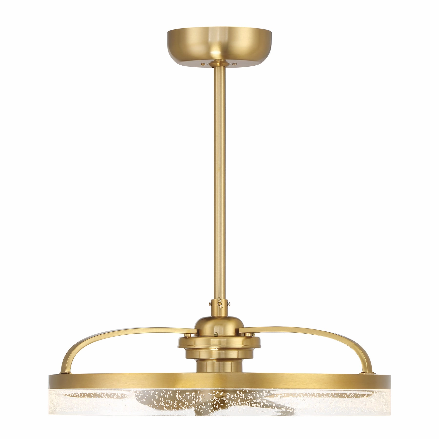 Lyria LED Fan D'Lier Warm Brass Fandeliers at discount prices