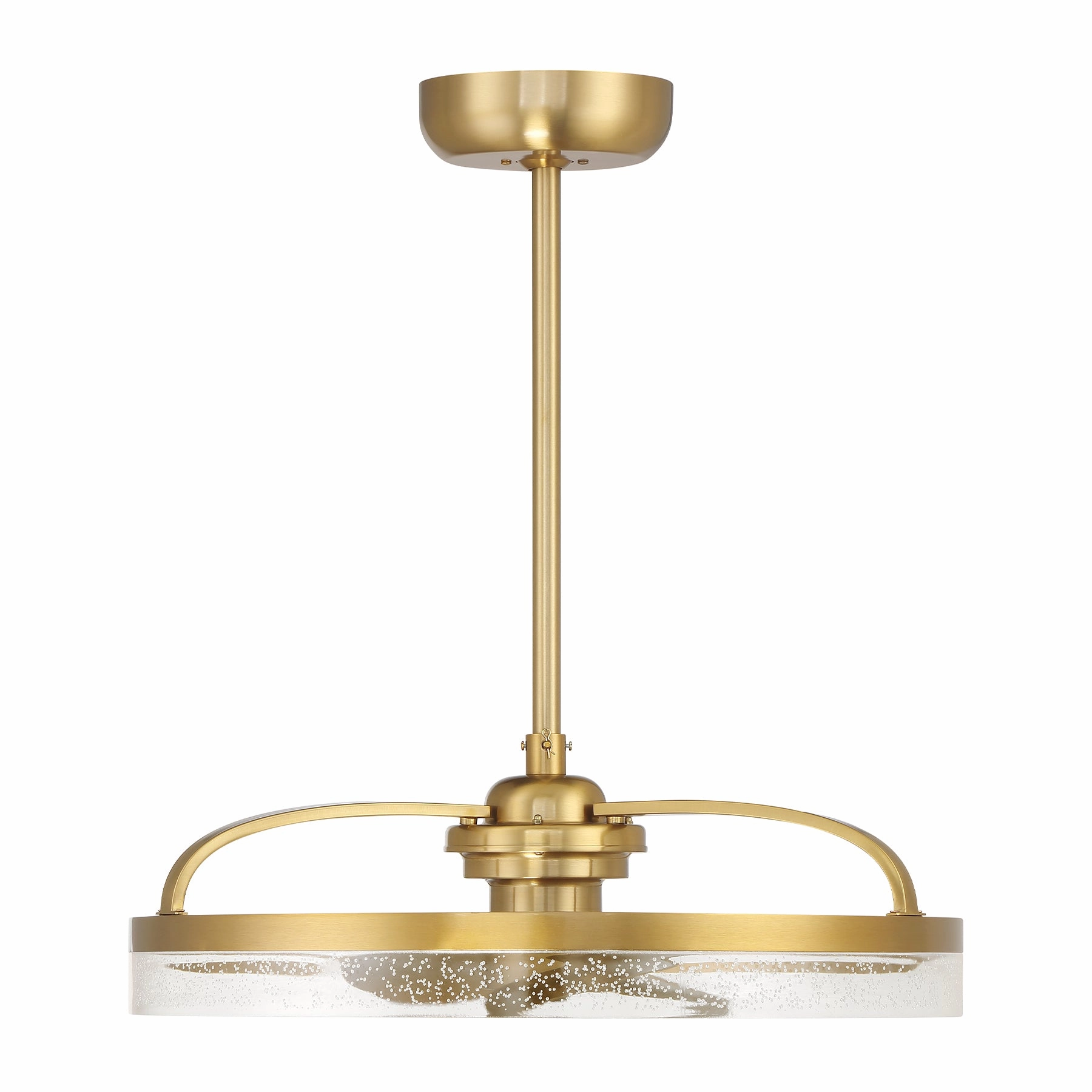 Lyria LED Fan D'Lier Warm Brass Fandeliers at discount prices