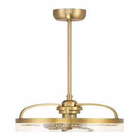 Lyria LED Fan D'Lier Warm Brass Fandeliers FANS on sale now