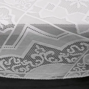 Madison Lace Tablecloth - White Table Linens Dinner Party