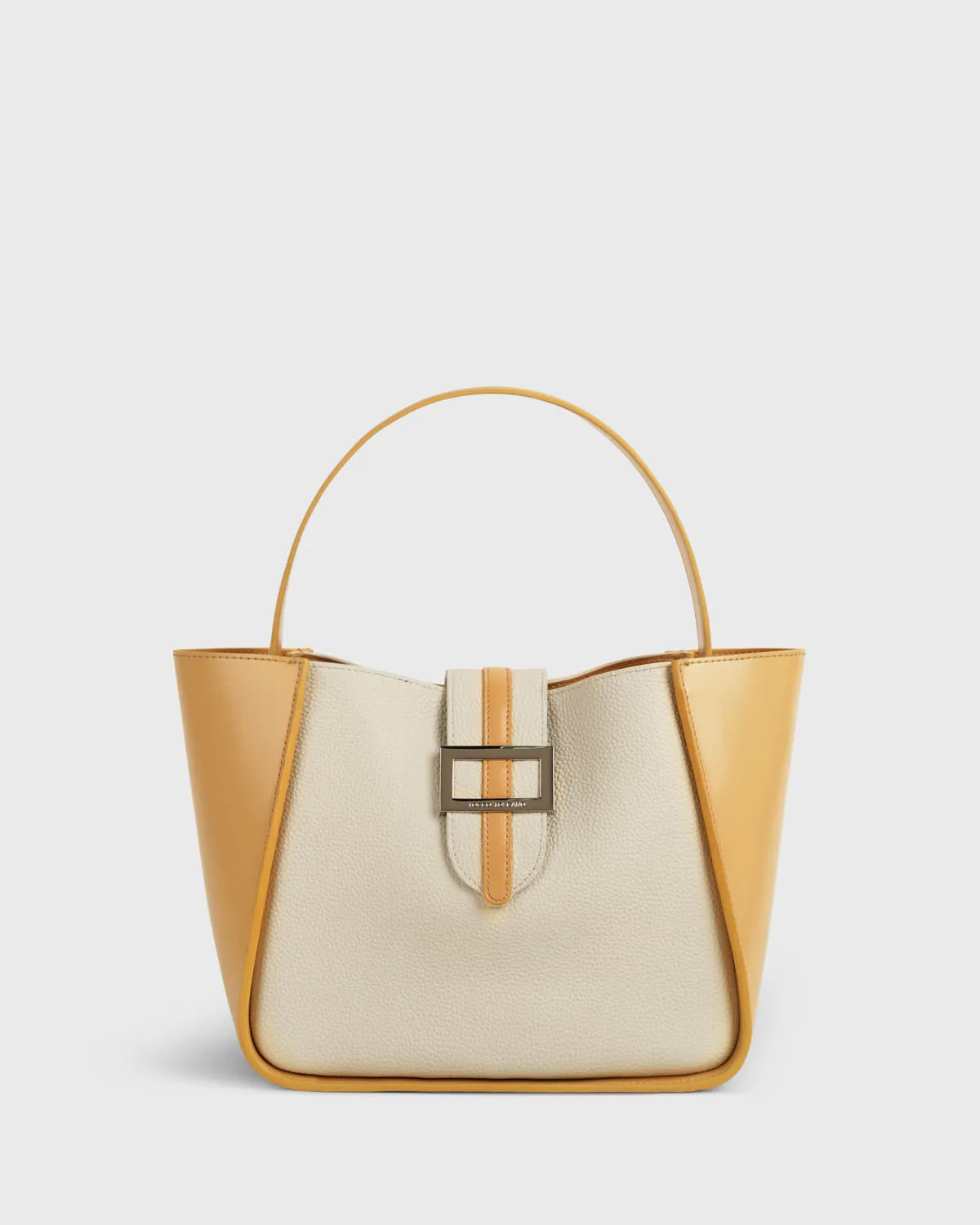 Mahjong Trapeze Bag (Cream/Maize)