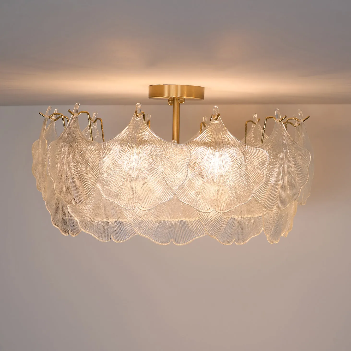 Maple Leaf Cluster Ceiling Light