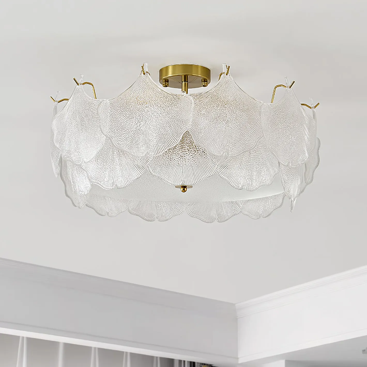 Maple Leaf Cluster Ceiling Light